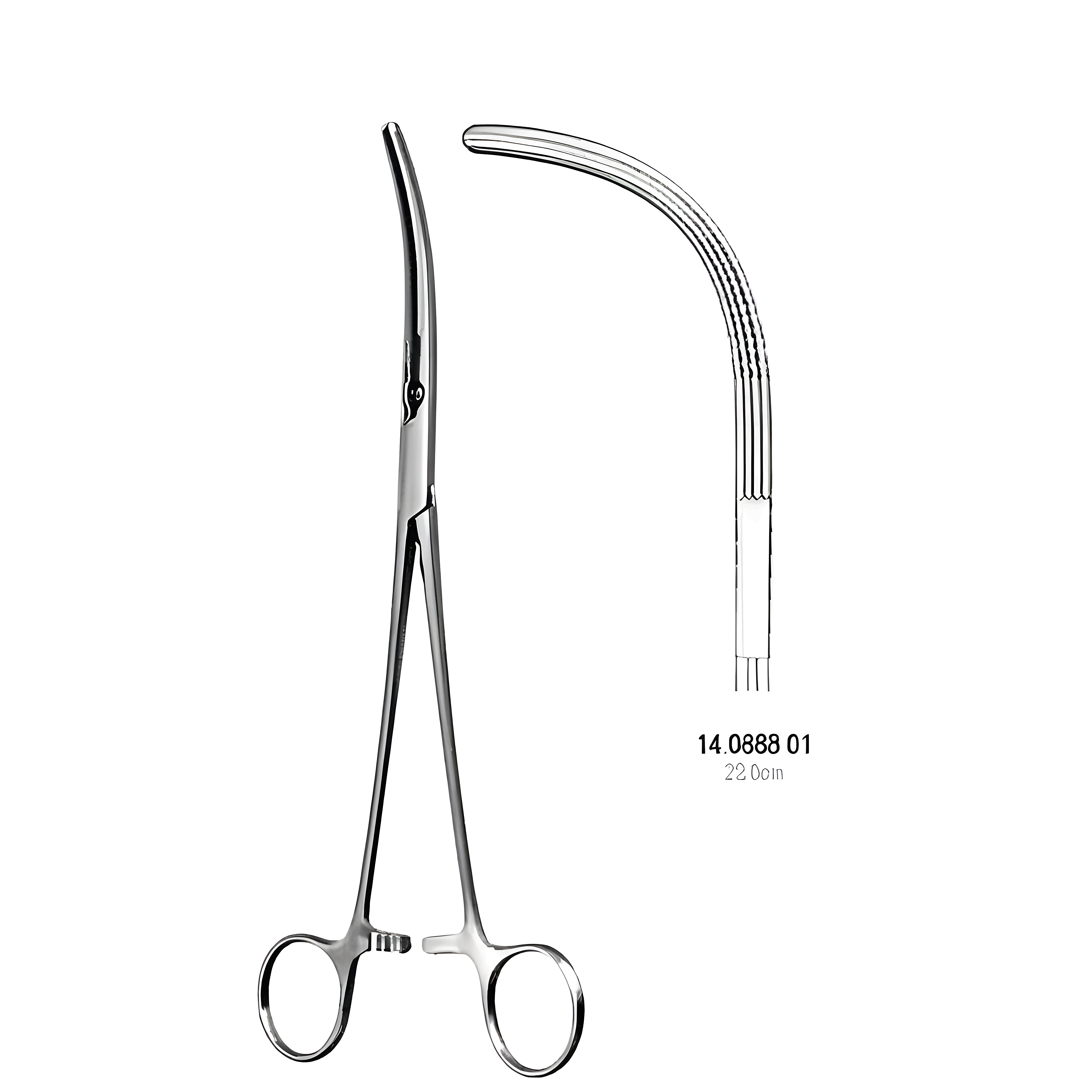 Crafoord Sellors Ligature Fcps cvd 22cm