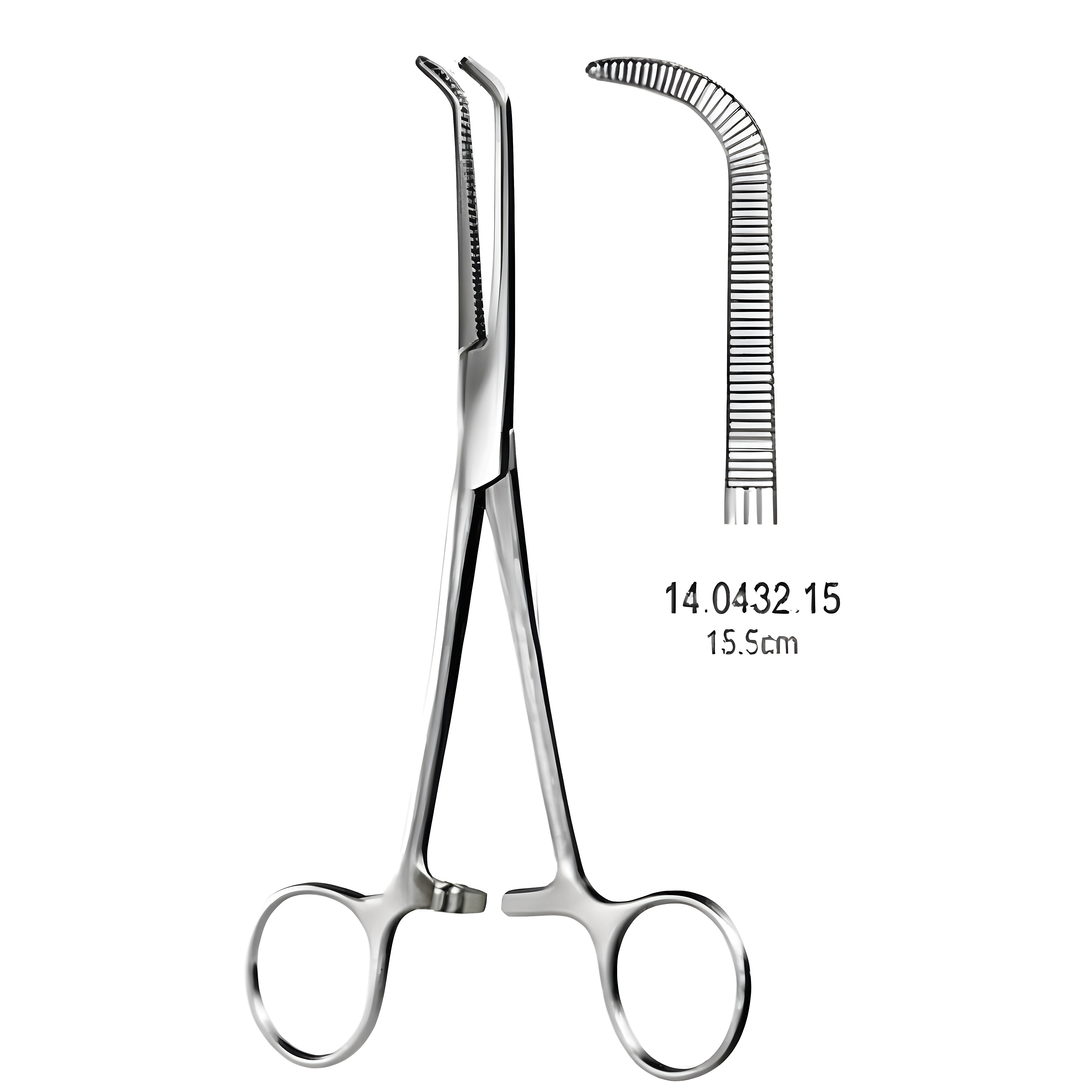 Mixter Hemostatic Bronchus Fcps 15.5cm