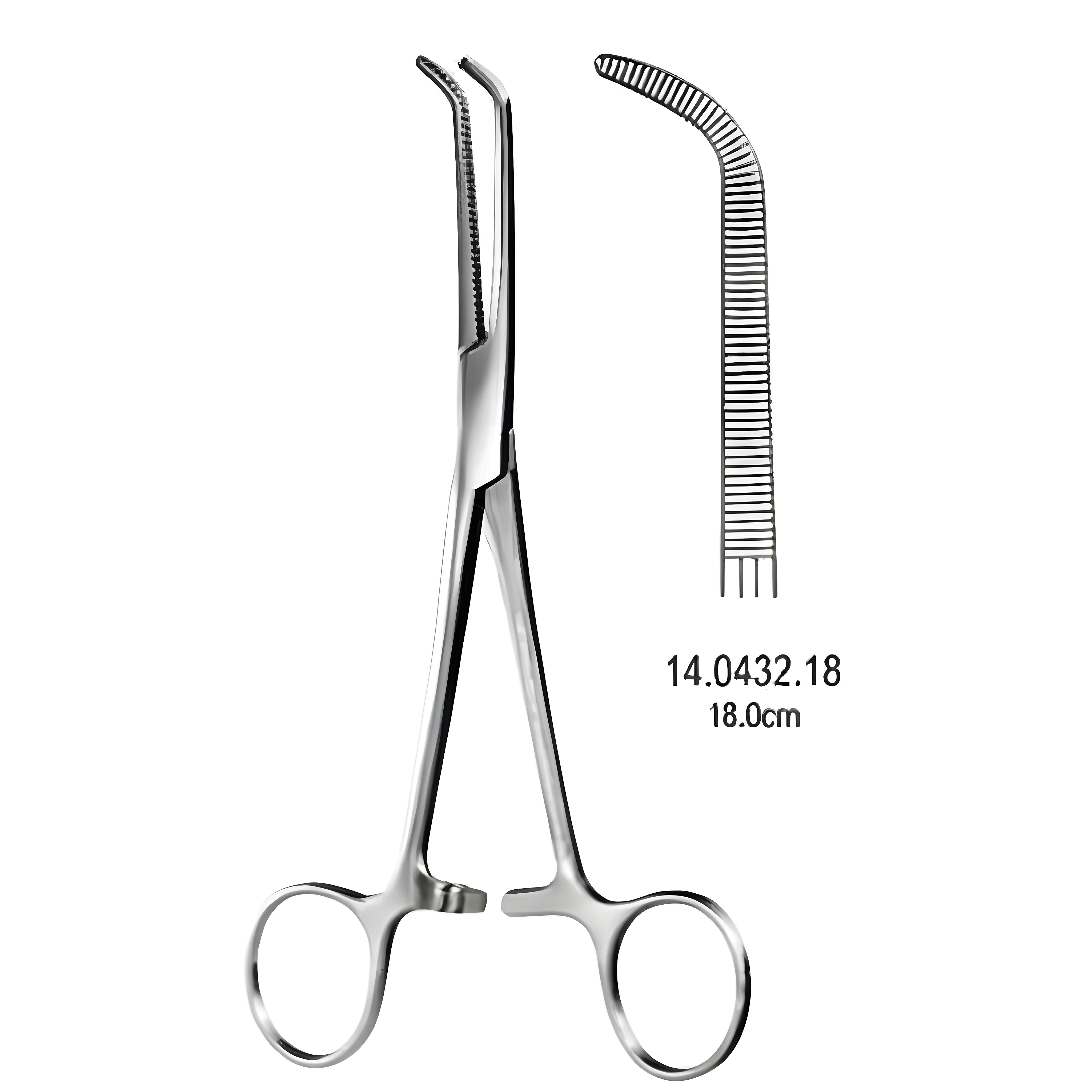 Mixter Hemostatic Bronchus Fcps 18cm