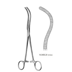 Guyon/Pean Kidney Pedicle clamp cvd 24cm
