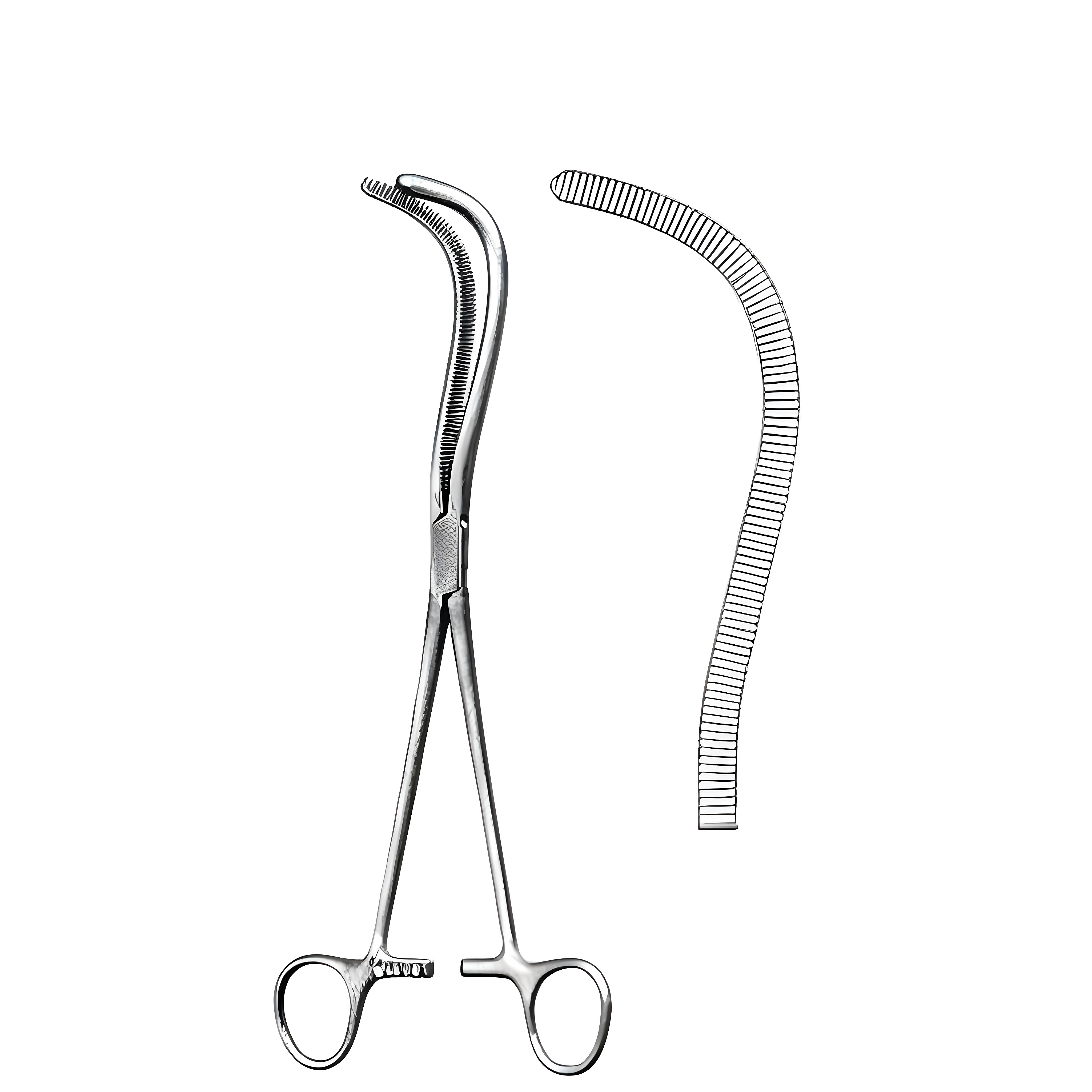 Mayo Guyon Kidney Pedicle clamp cvd 23cm
