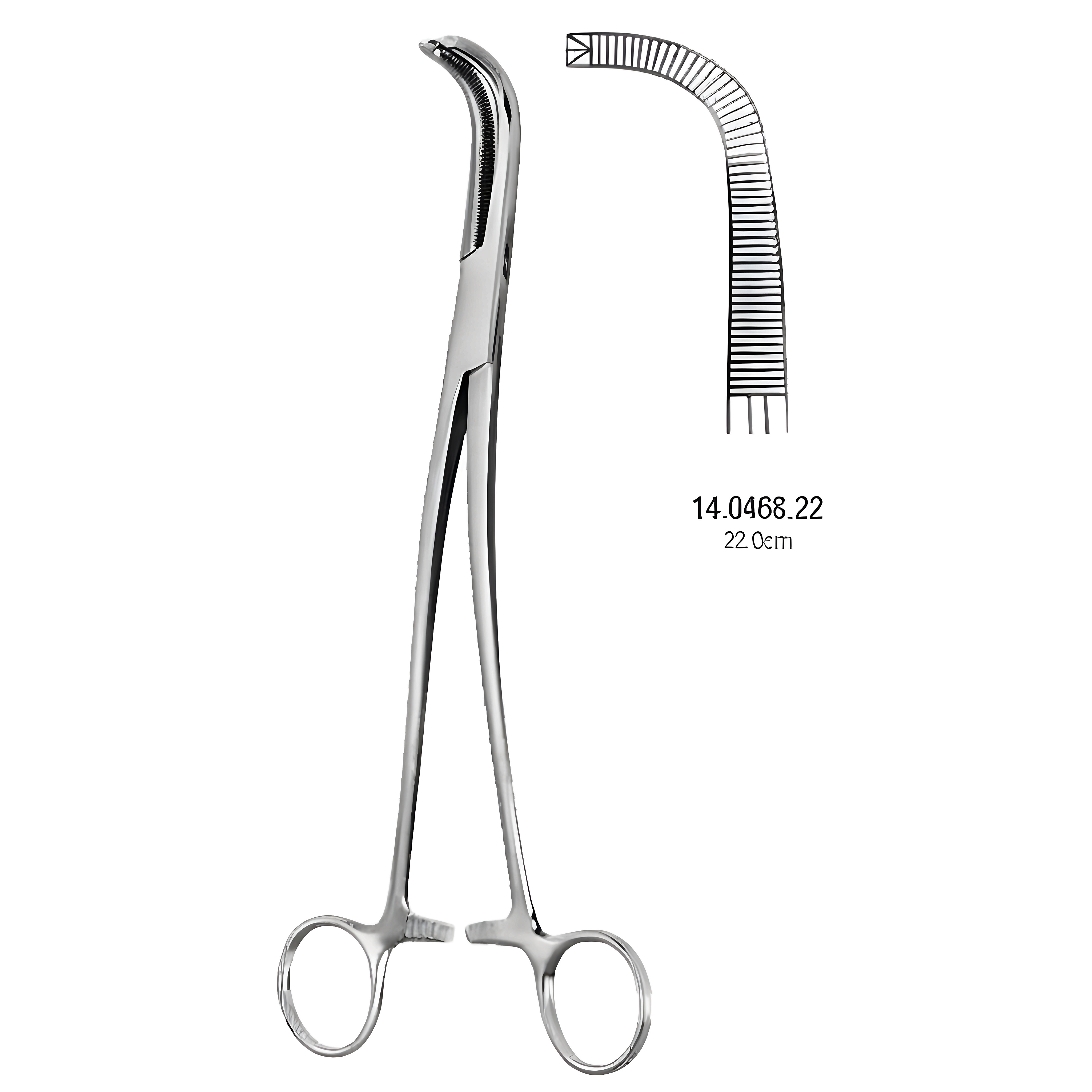 Gray Gall Duct Clamp 1x2T 22cm Fig.1