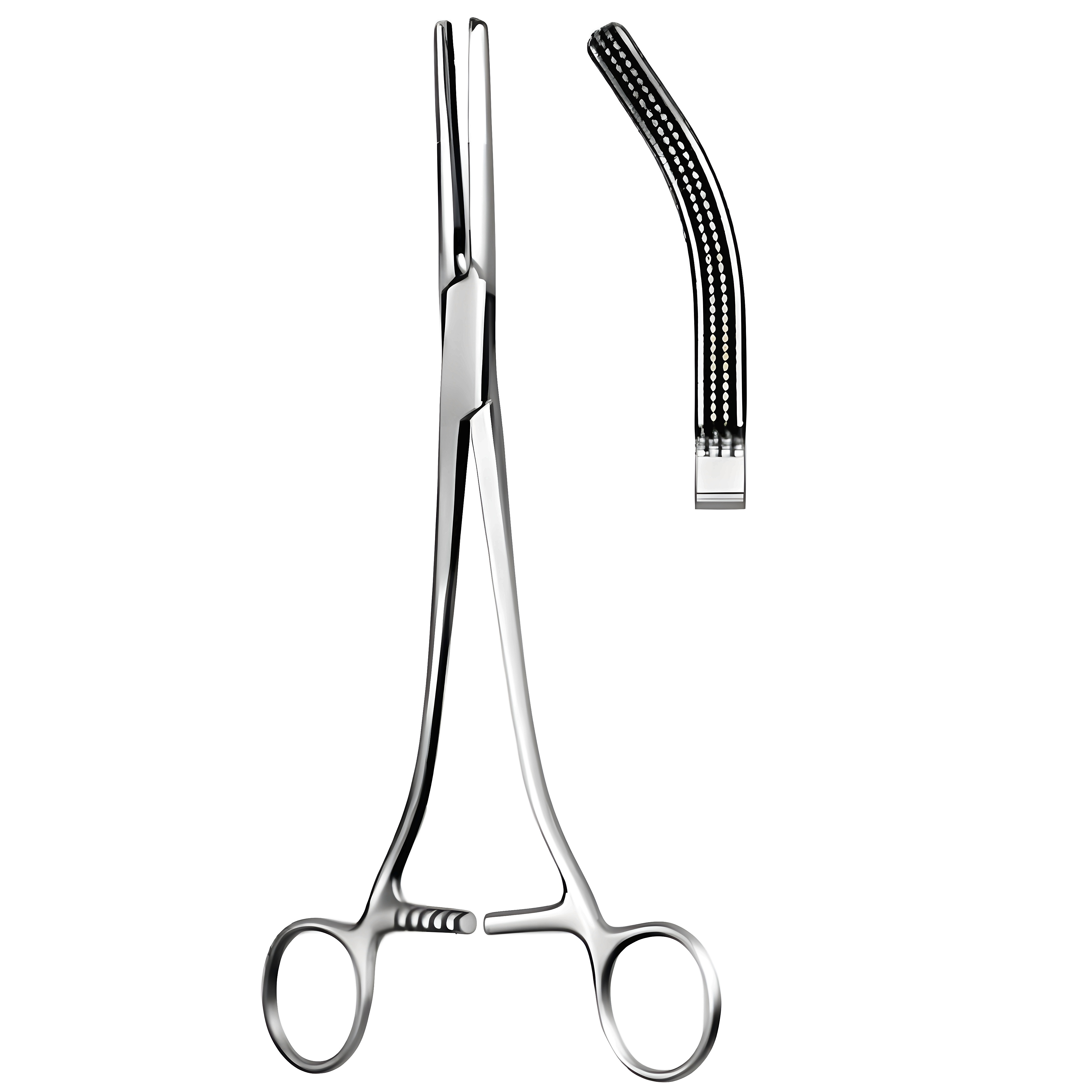 Rogers Hyst. Fcps semi cvd Atraumatic 25cm