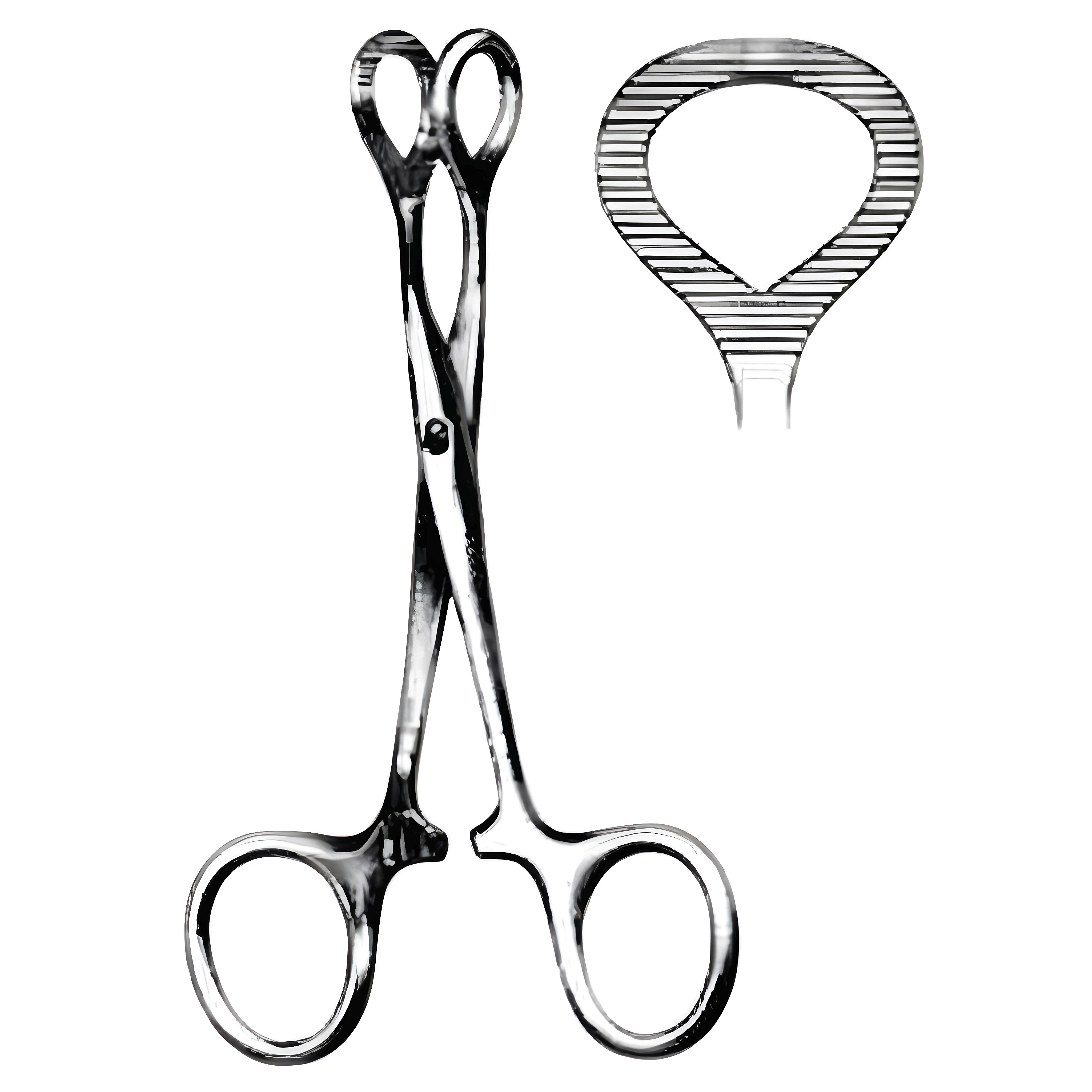 Pean Hemostatic Fcps oval jaw 12cm