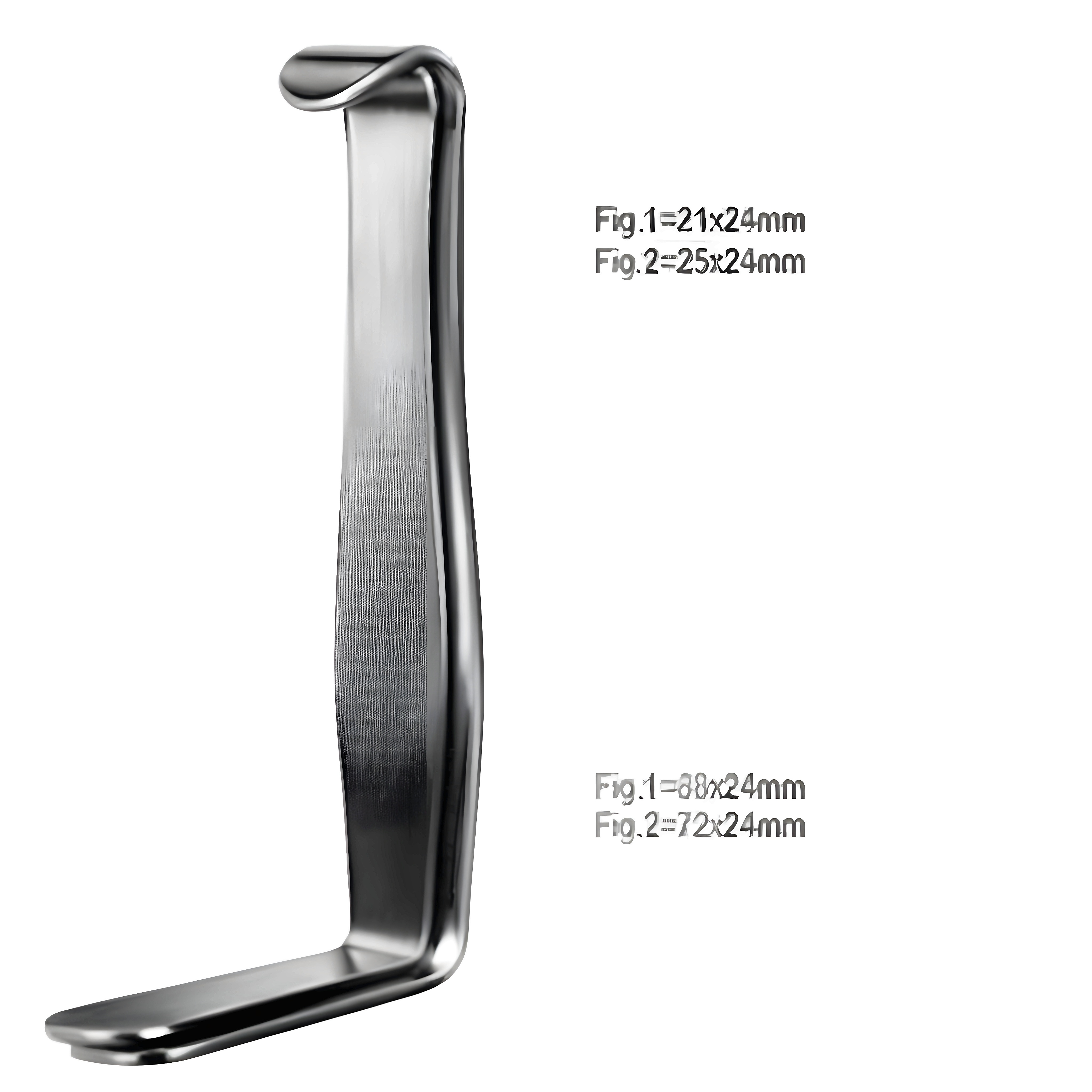 Parker Mott Retractor 16cm set/2