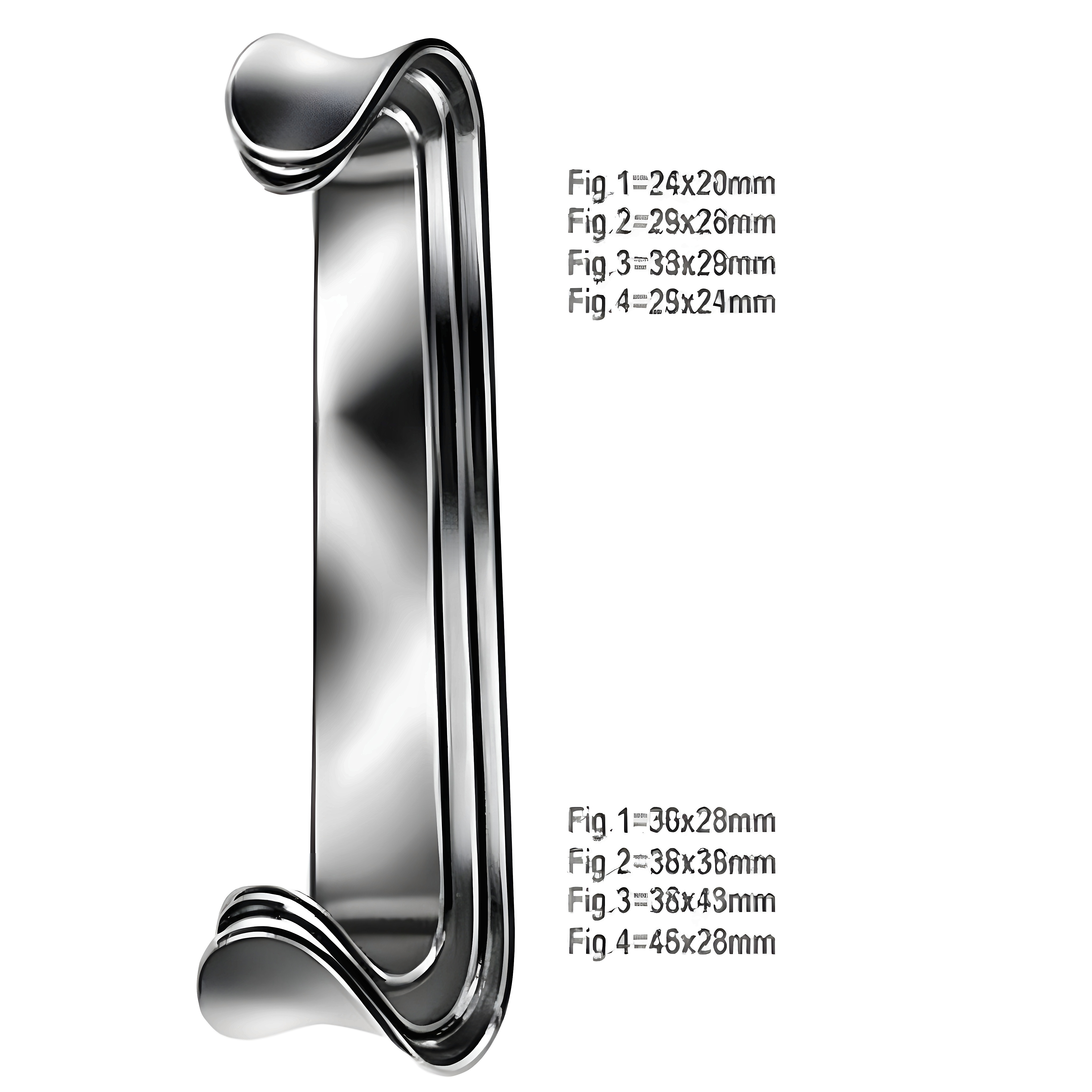 Roux Retractor 18cm Fig.4