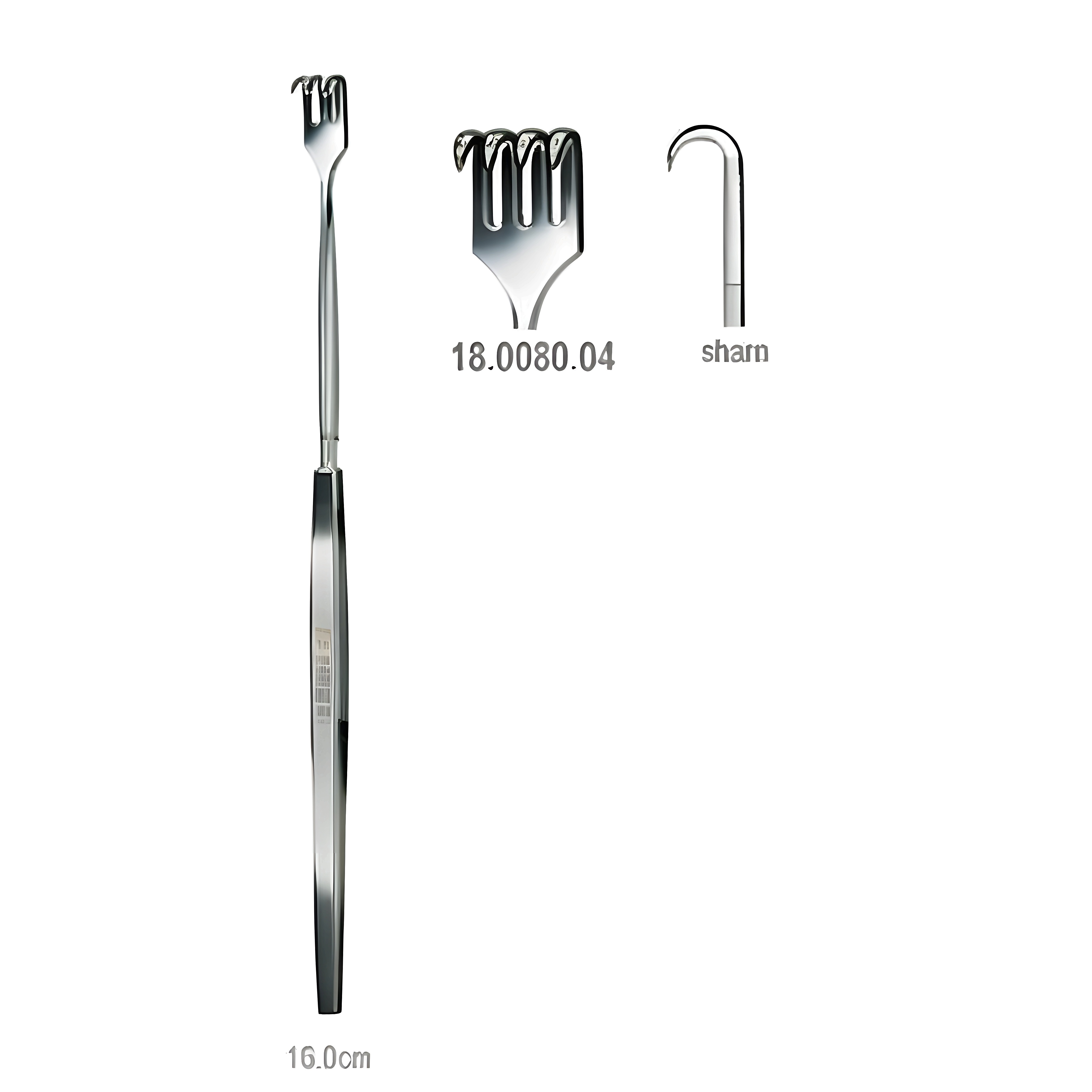Hook Retractor sharp 4pr. 16cm