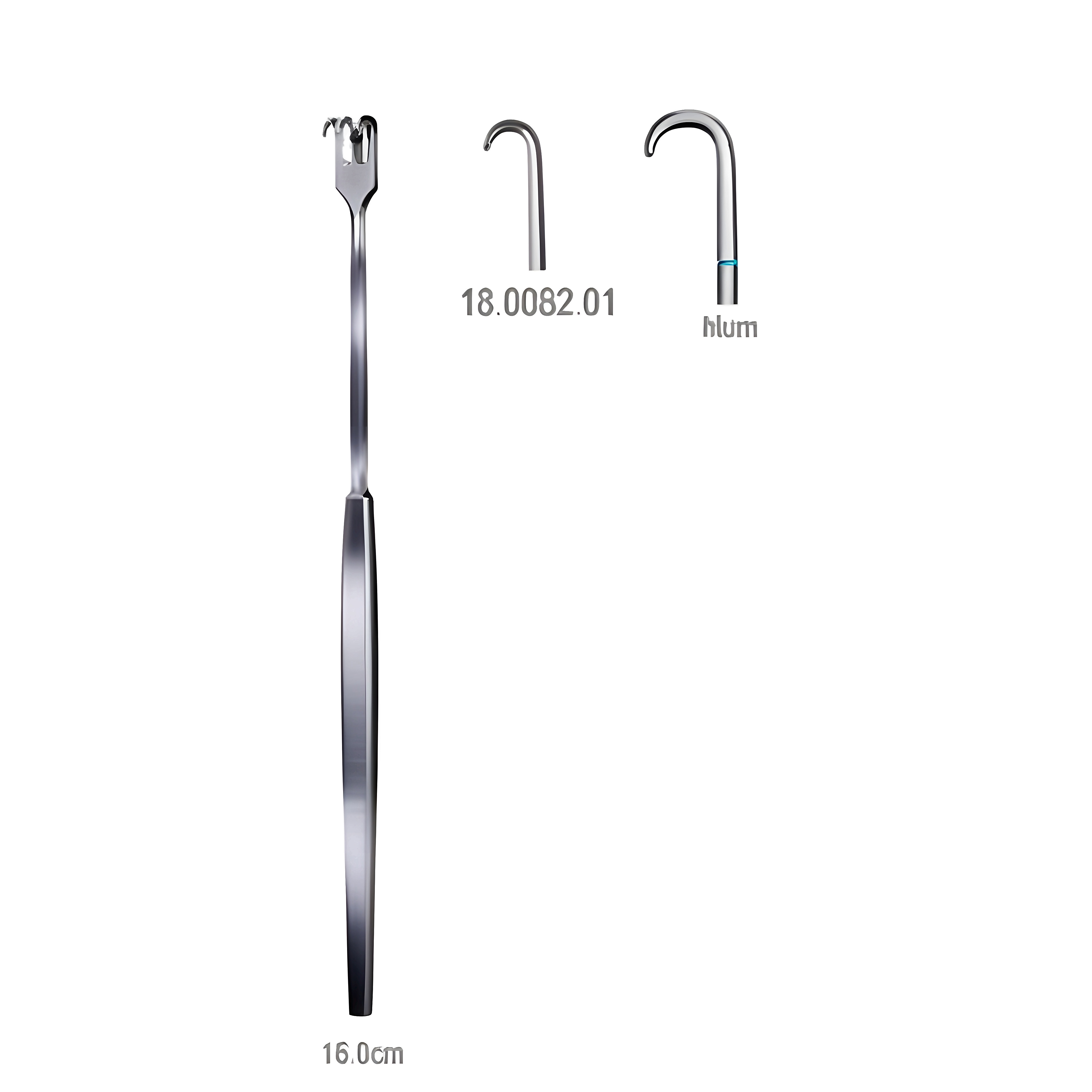 Hook Retractor blunt 1pr. 16cm