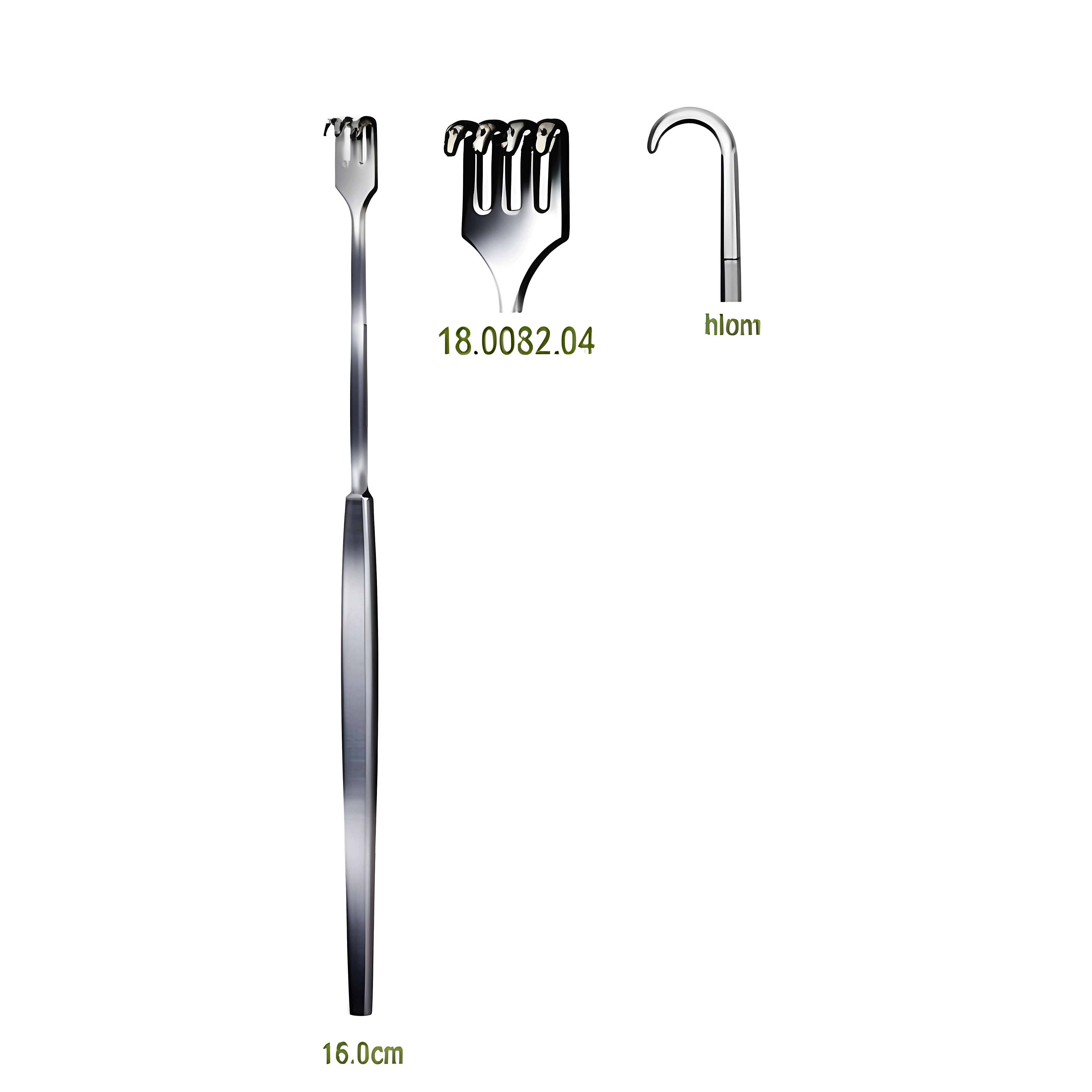 Hook Retractor blunt 4pr. 16cm