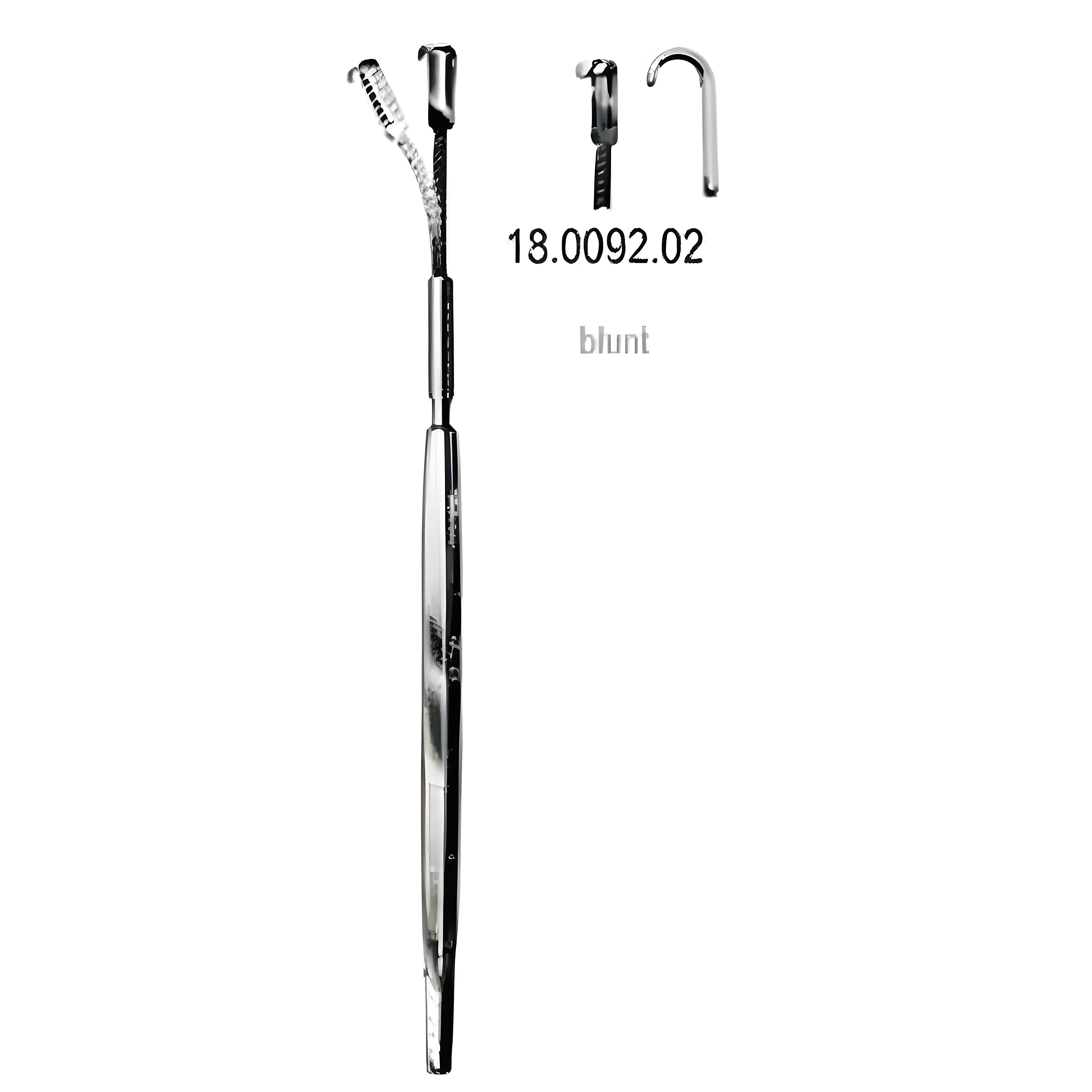 Hook Retractor blunt flexible 2pr. 16cm