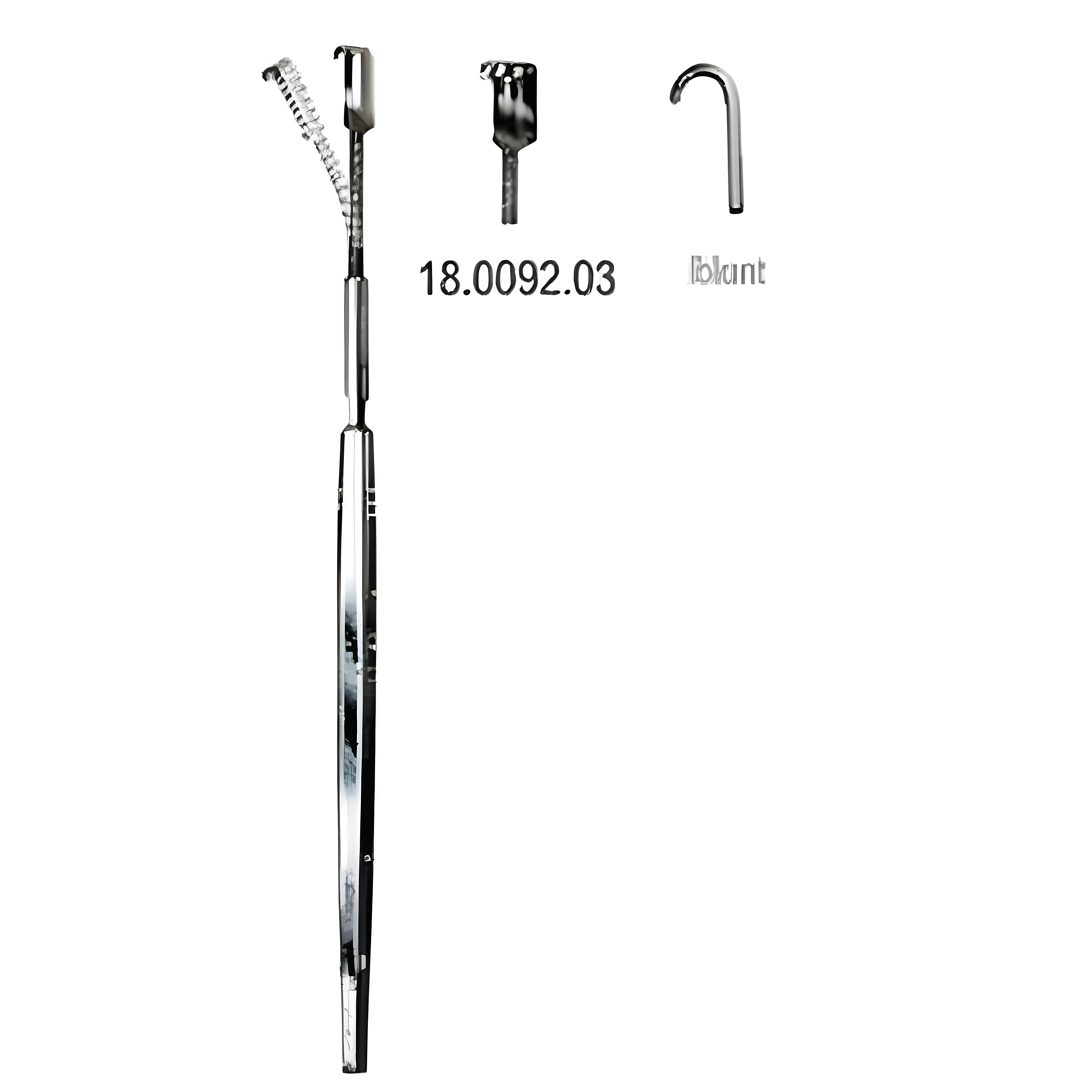 Hook Retractor blunt flexible 3pr. 16cm