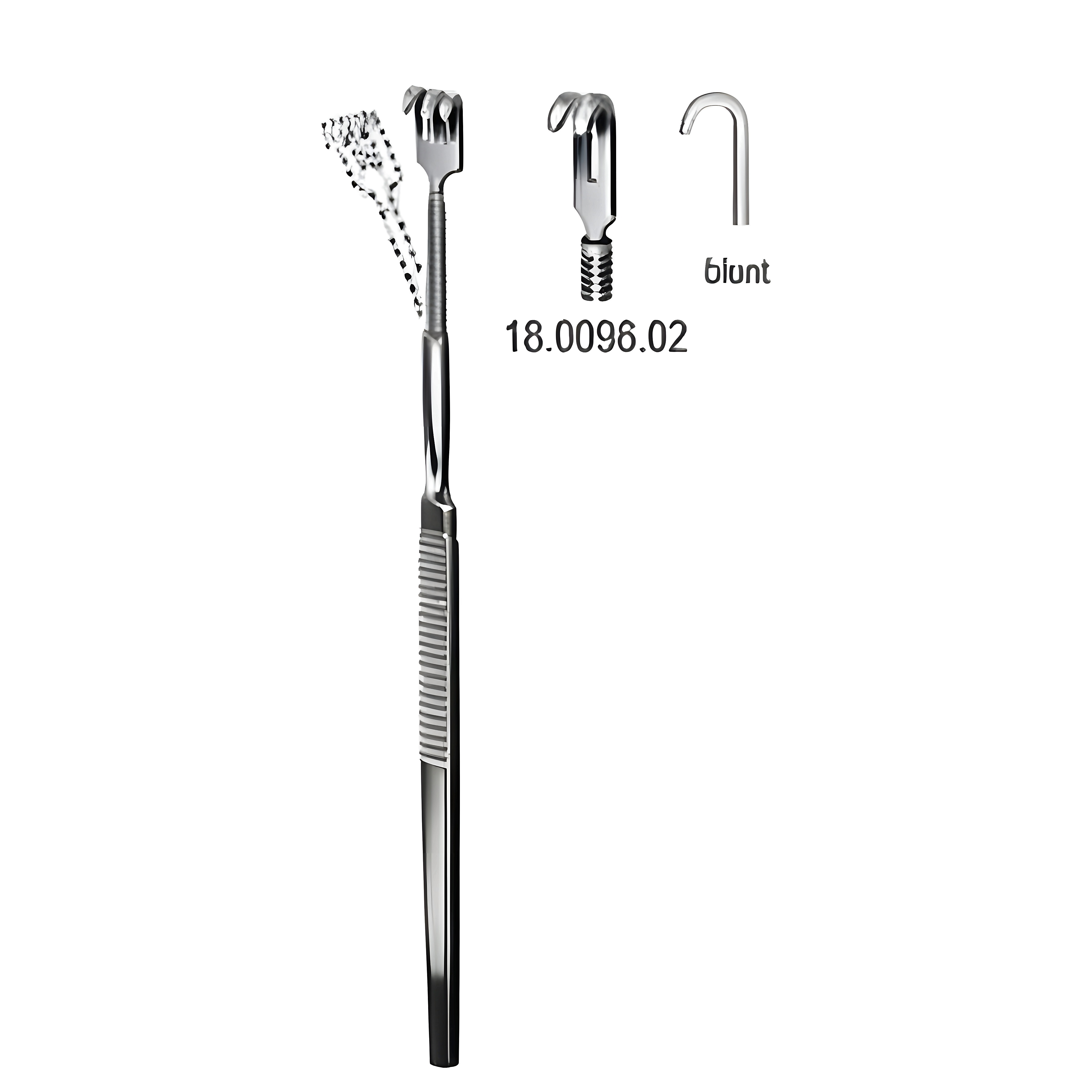 Retractor flexible blunt 2pr. 16cm