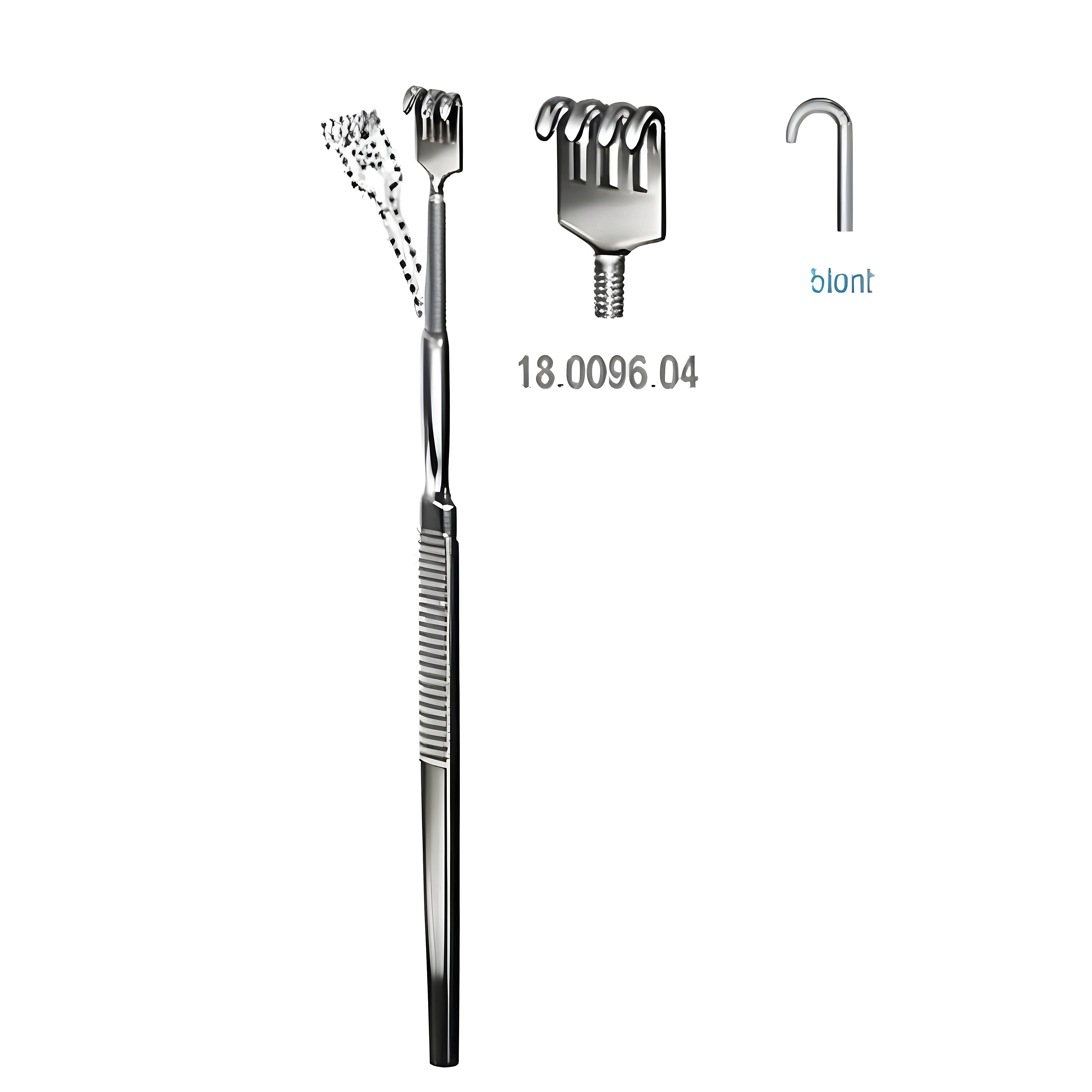 Retractor flexible blunt 4pr. 16cm
