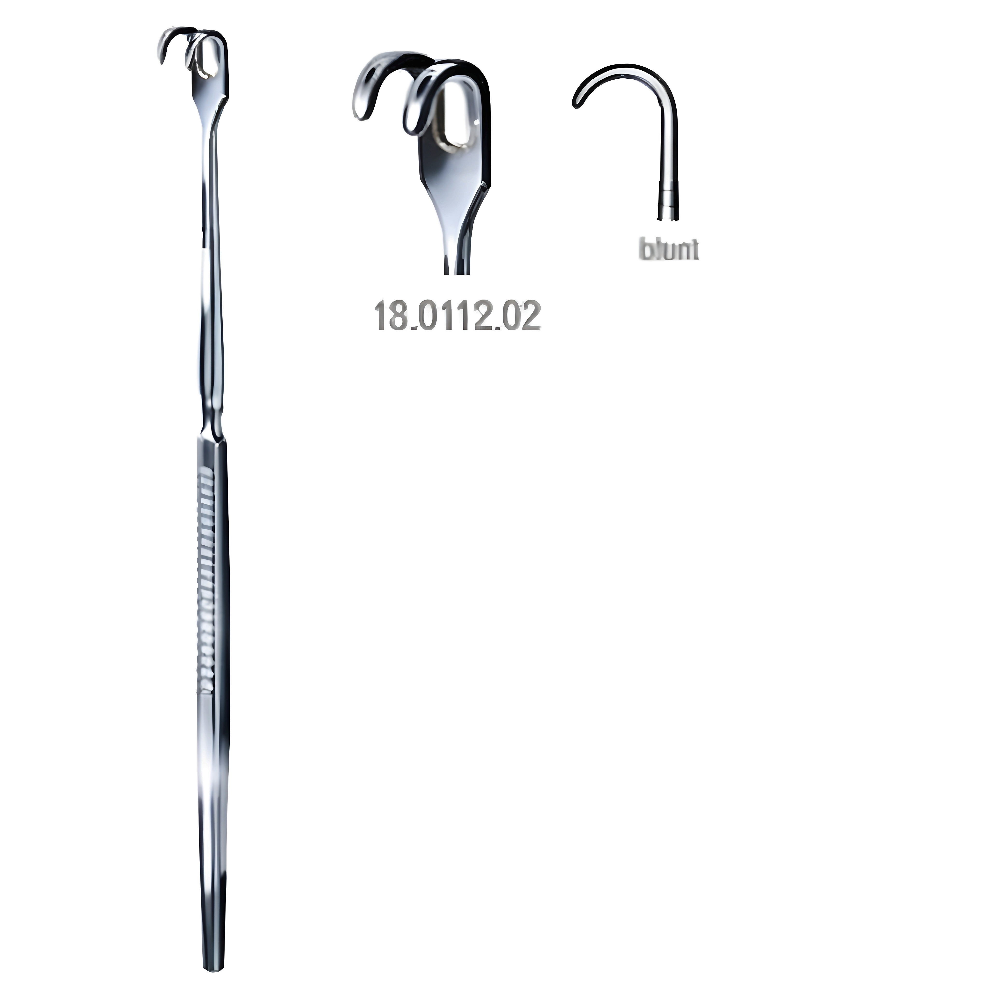Retractor Tracheal blunt 2pr. 16cm