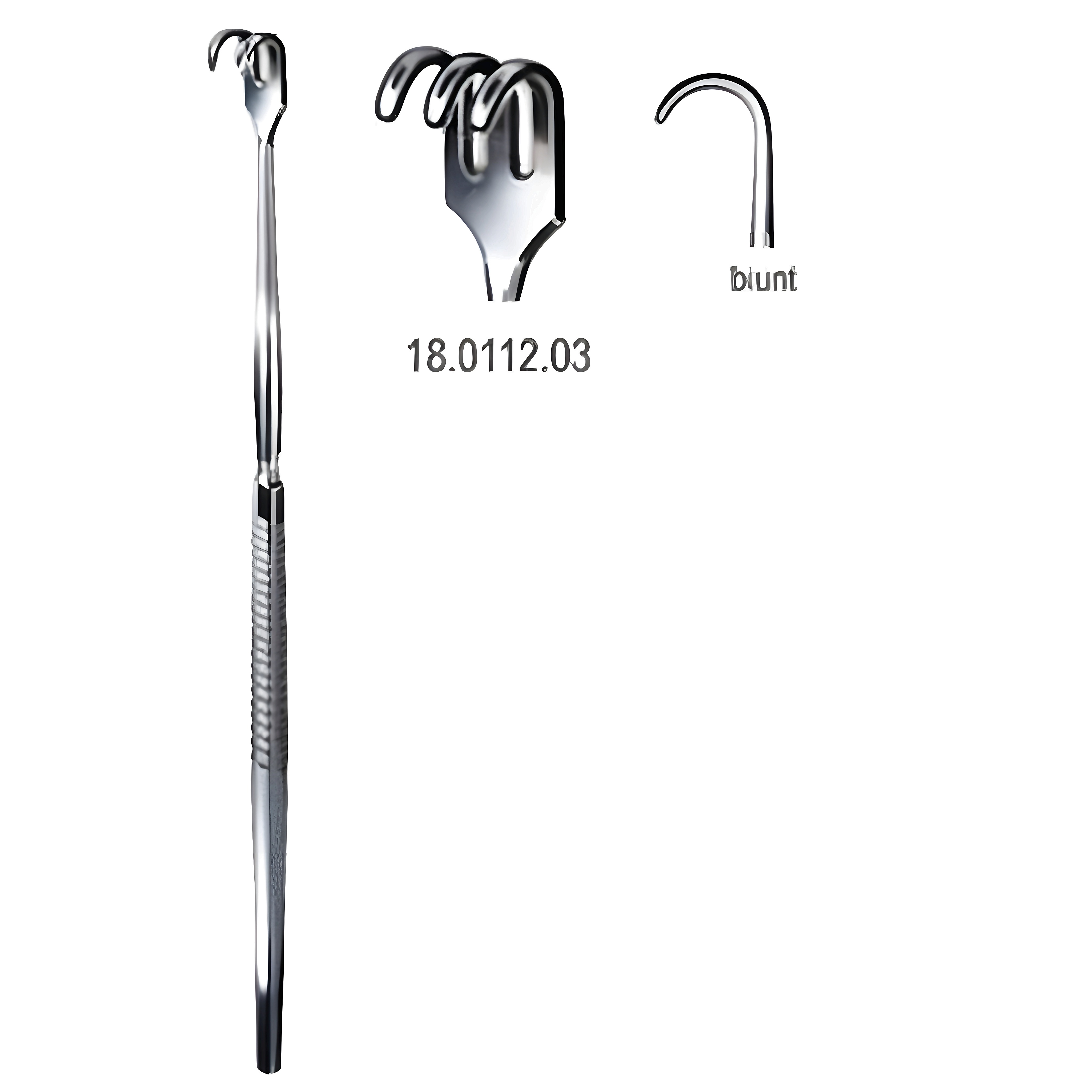 Retractor Tracheal blunt 3pr. 16cm