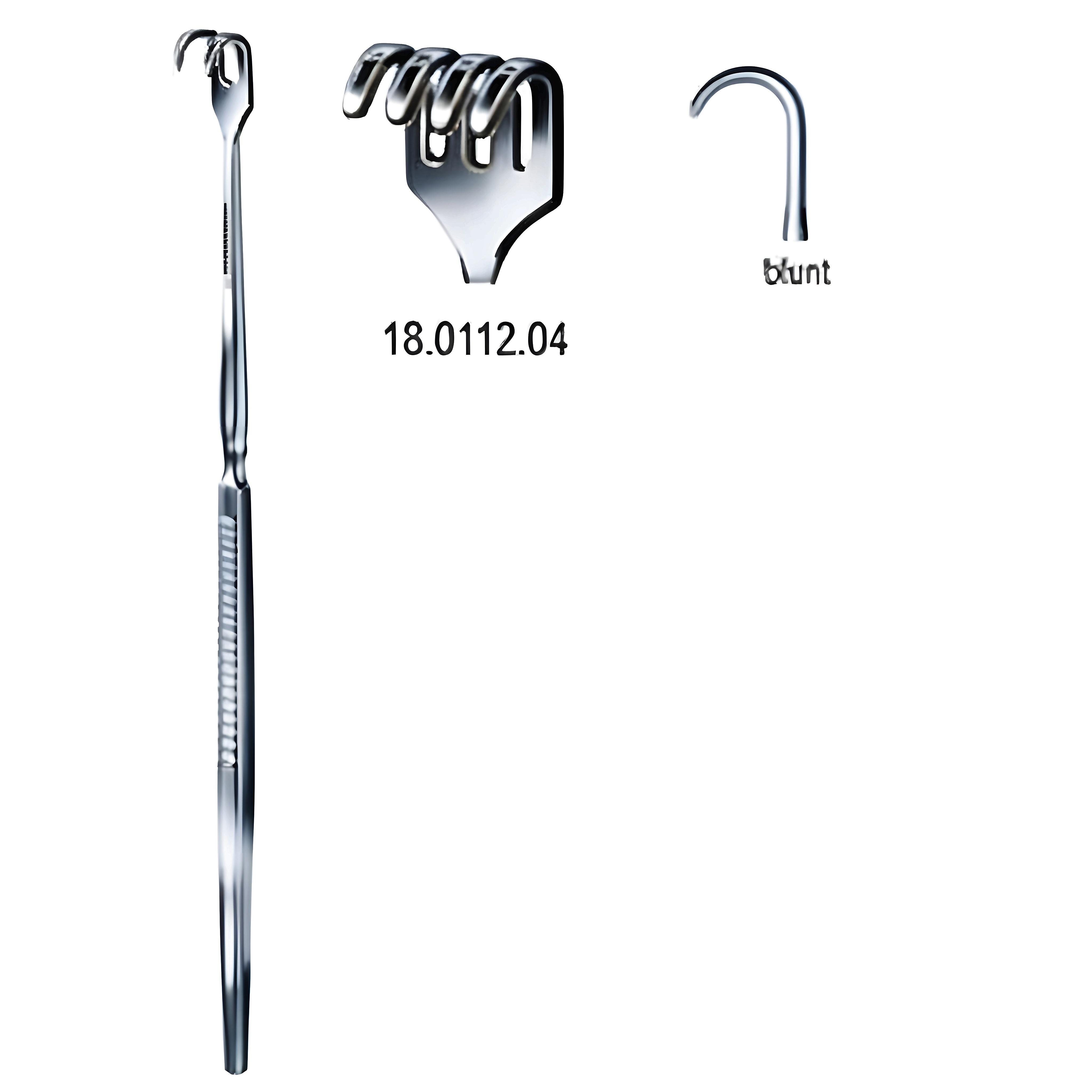 Retractor Tracheal blunt 4pr. 16cm