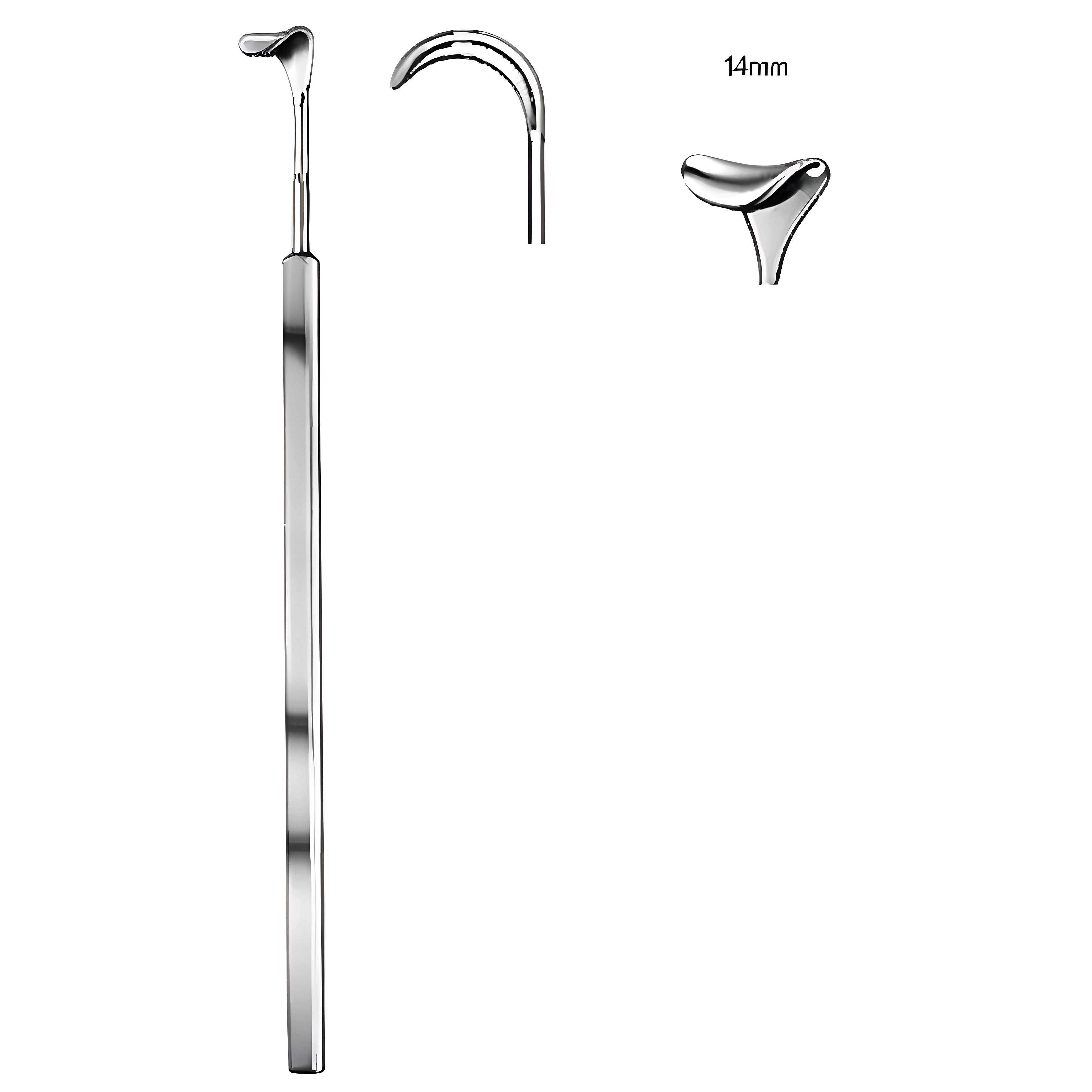 Cushing Retractor 14mmx24cm