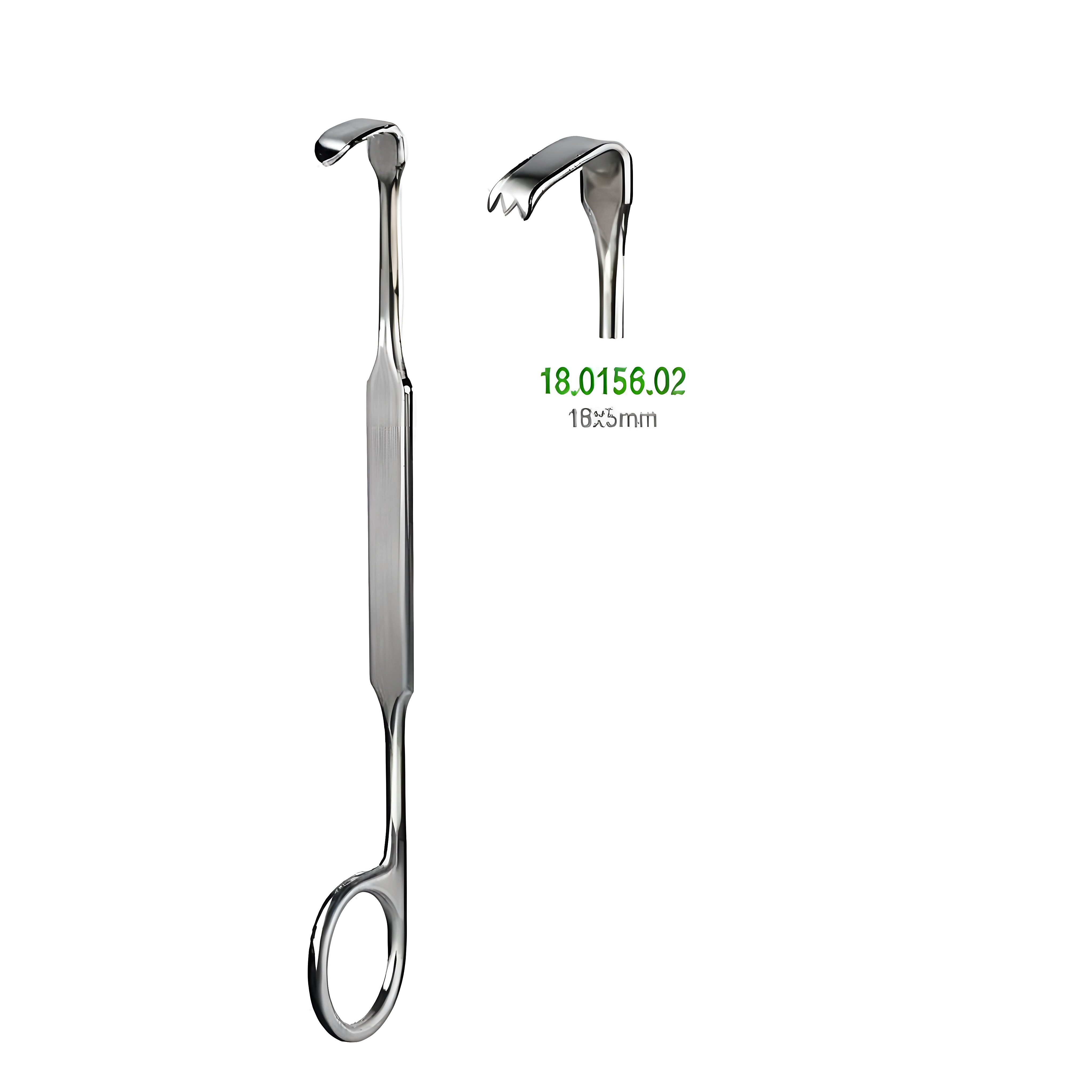 Meyerding Finger Retractor tooth 16x5mm, 18cm