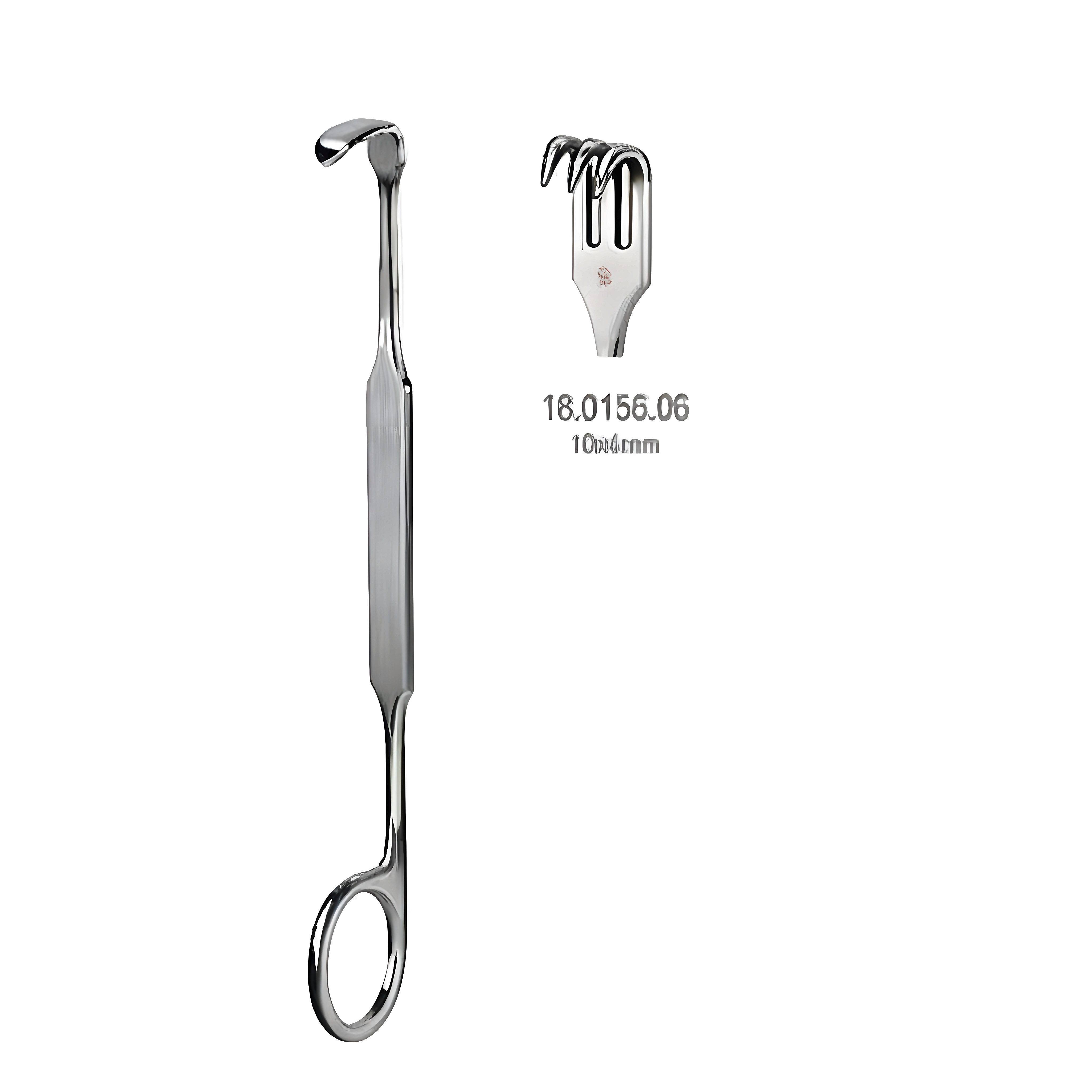 Meyerding Finger Retractor 10x4mm, 3pr. 18cm