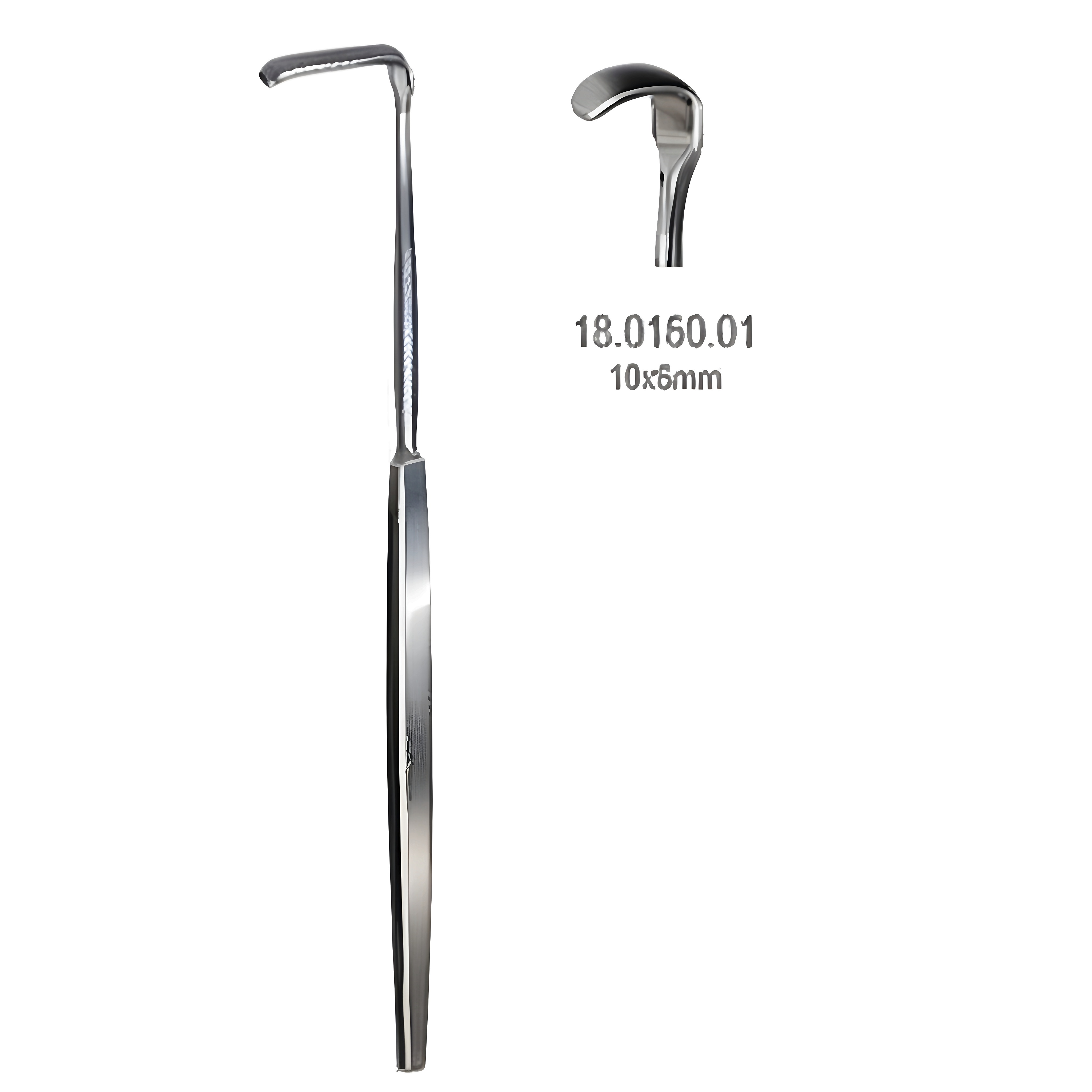 Senn Green Retractor 10x6mm 15cm