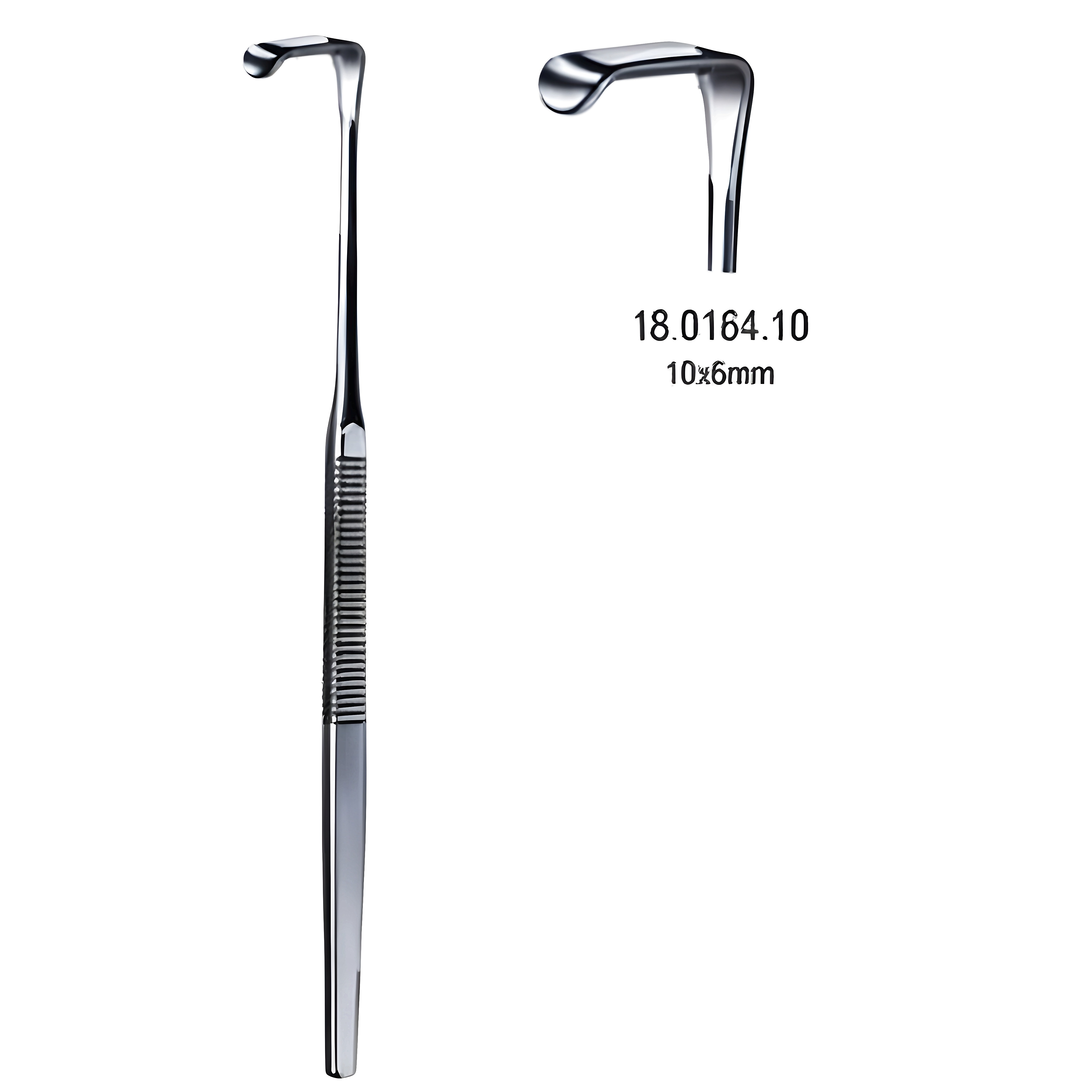 Mini Langenbeck Retractor 10x6mm, 16cm