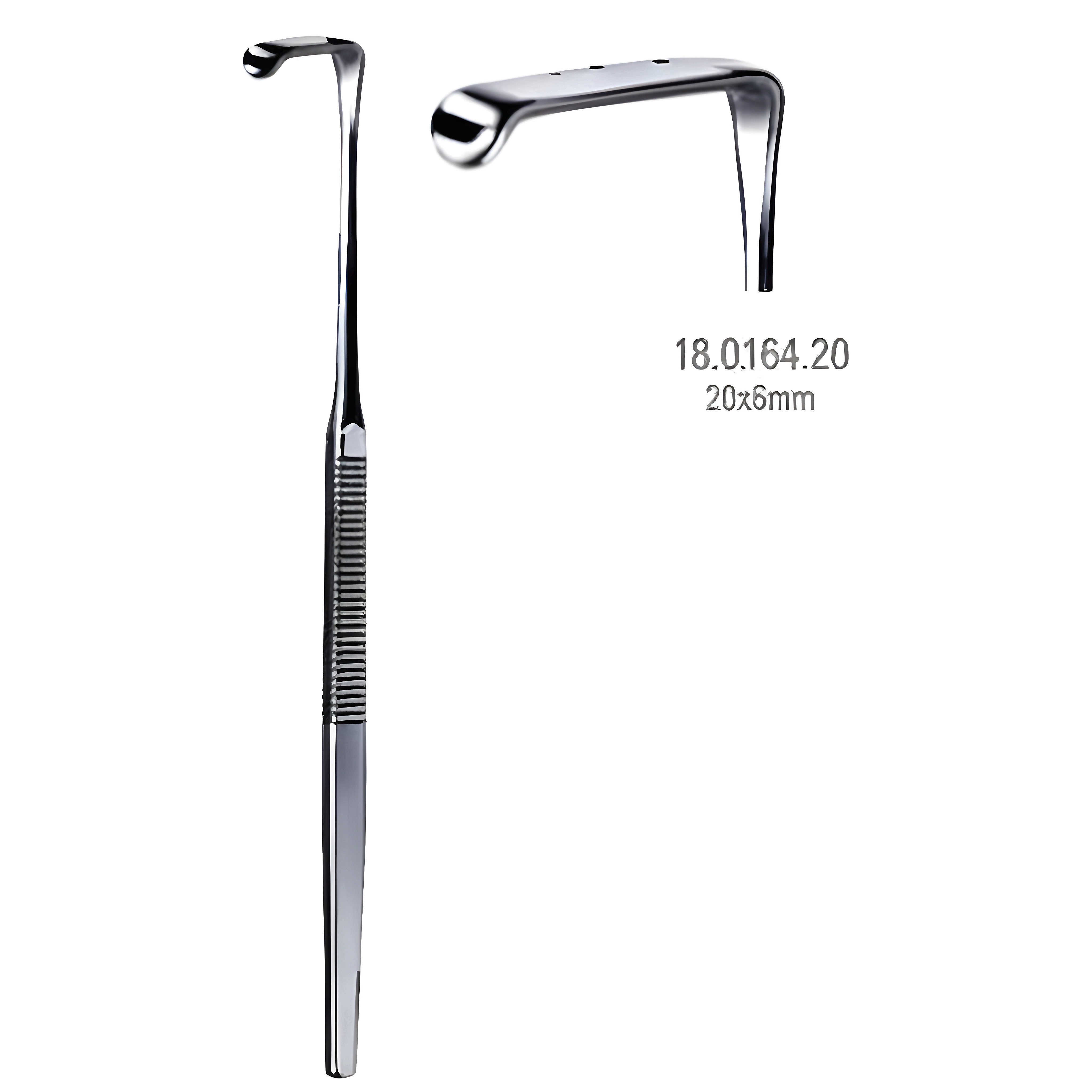 Mini Langenbeck Retractor 20x6mm, 16cm