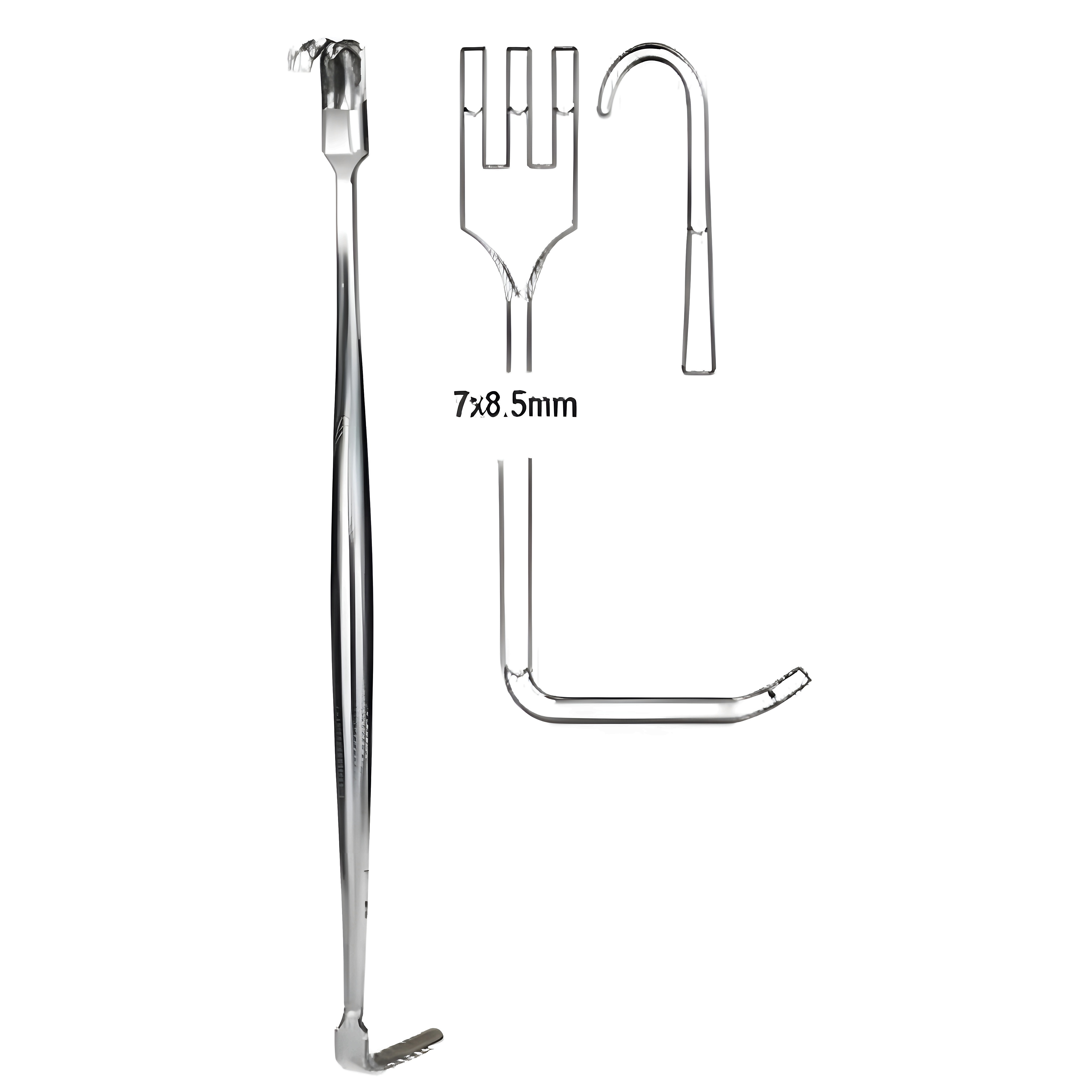 Senn Mueller (Kilner) Retractor D/E bl. 16cm
