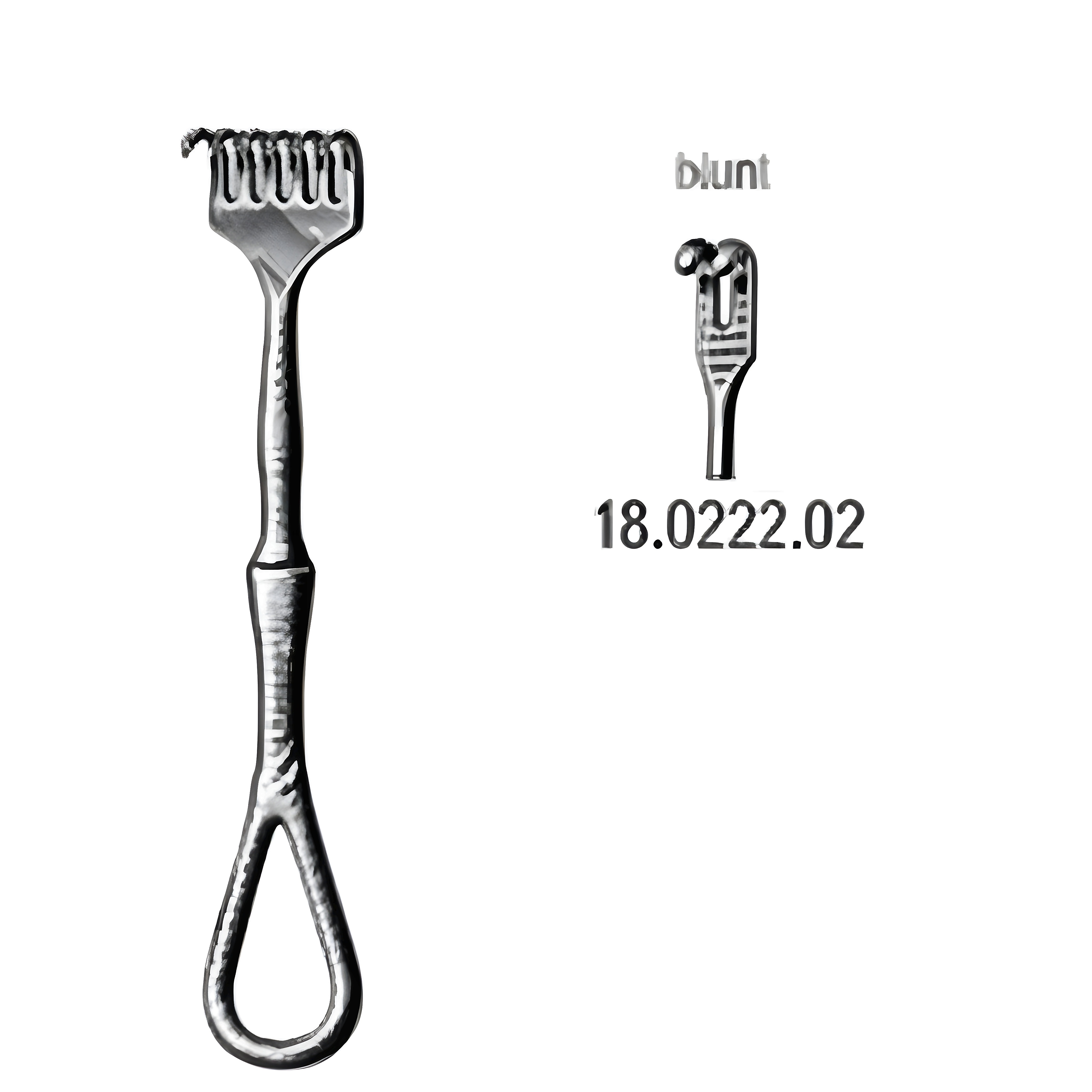 Volkmann Retractor blunt 2pr. 11.5cm