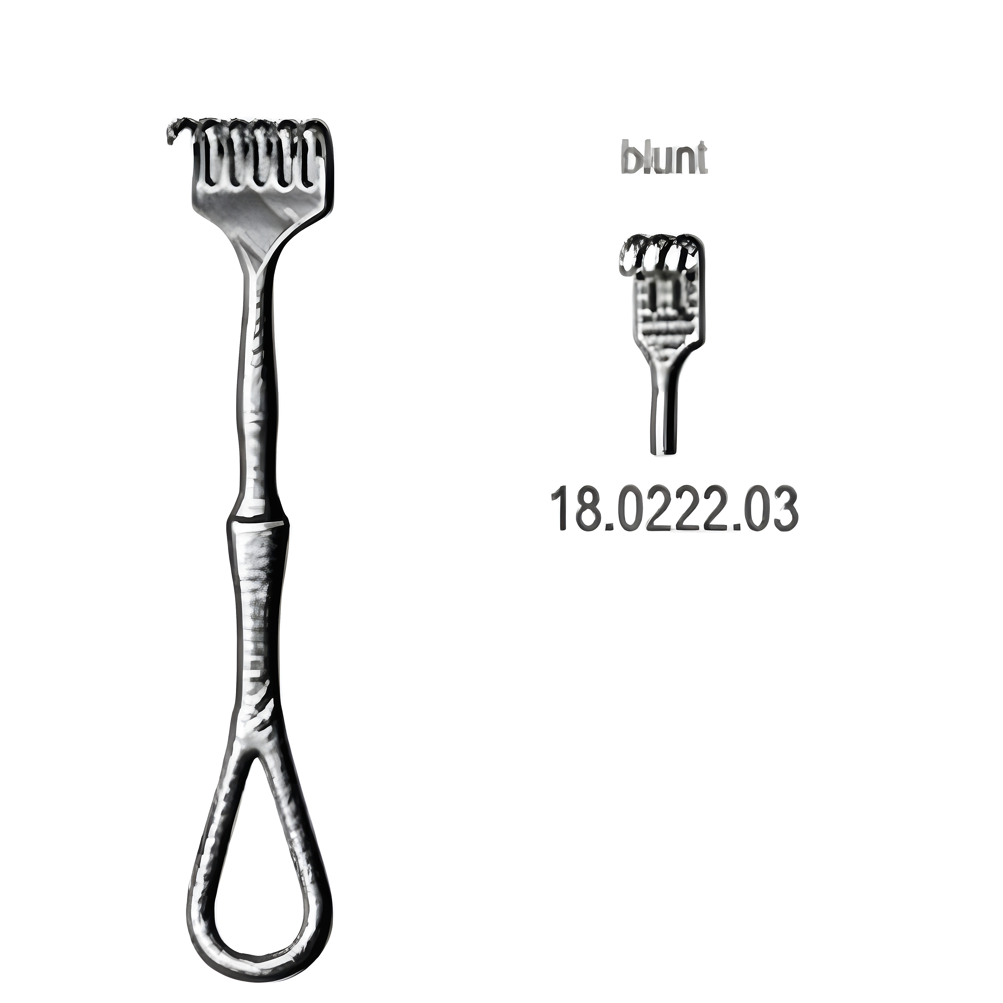 Volkmann Retractor blunt 3pr. 11.5cm