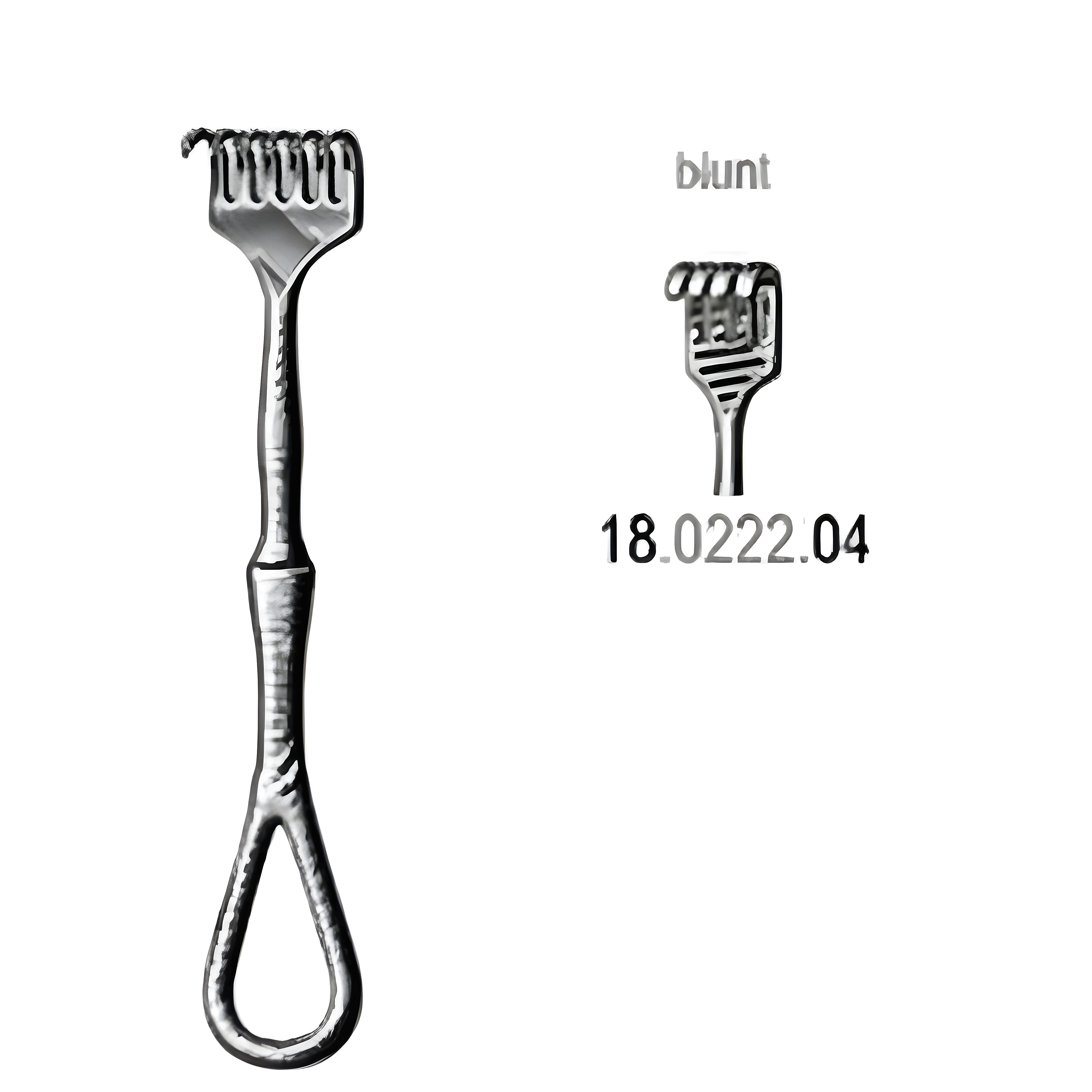 Volkmann Retractor blunt 4pr. 11.5cm