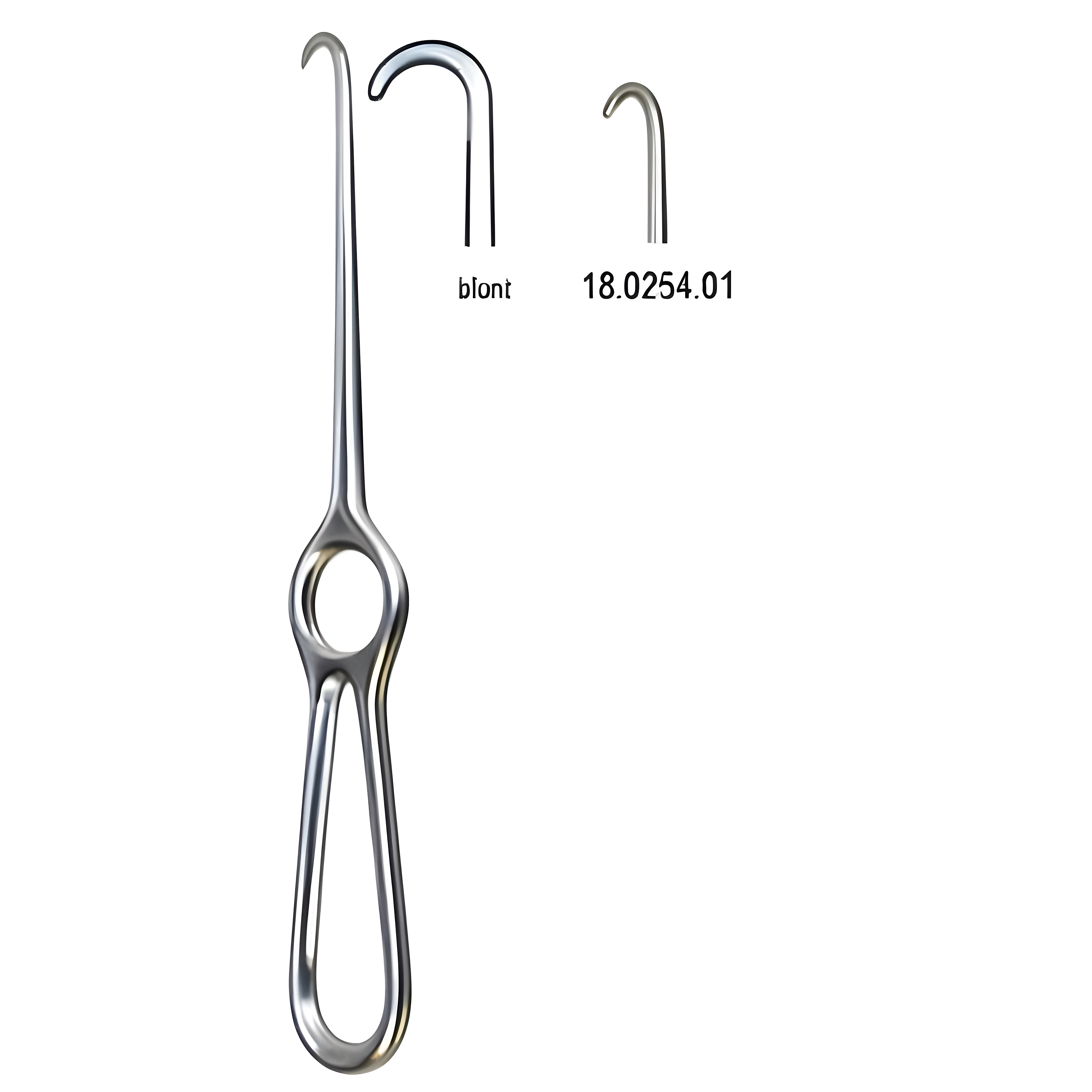 Volkmann Retractor 6.prong semi sharp 21.5cm