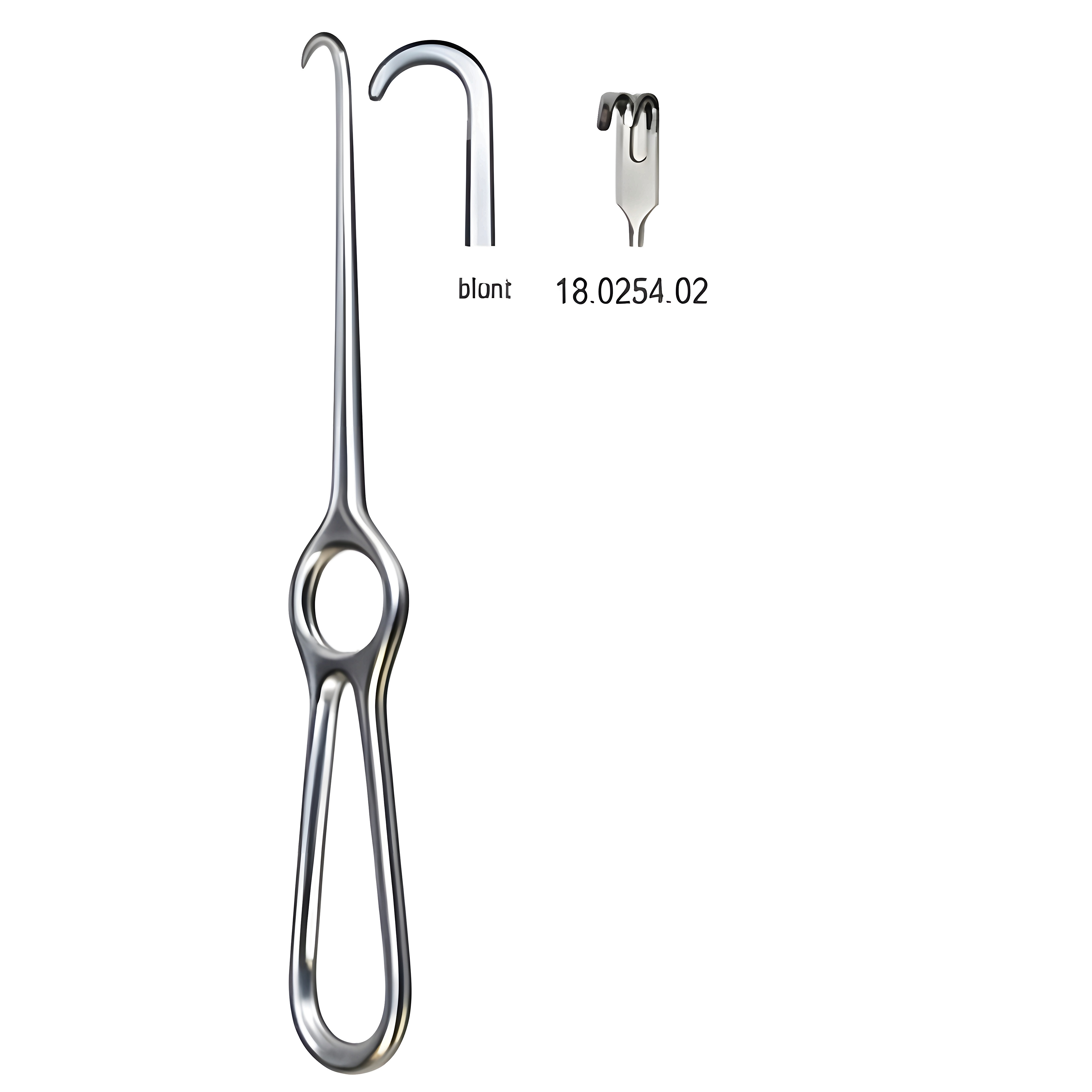 Volkmann Retractor blunt 2pr. 21.5cm