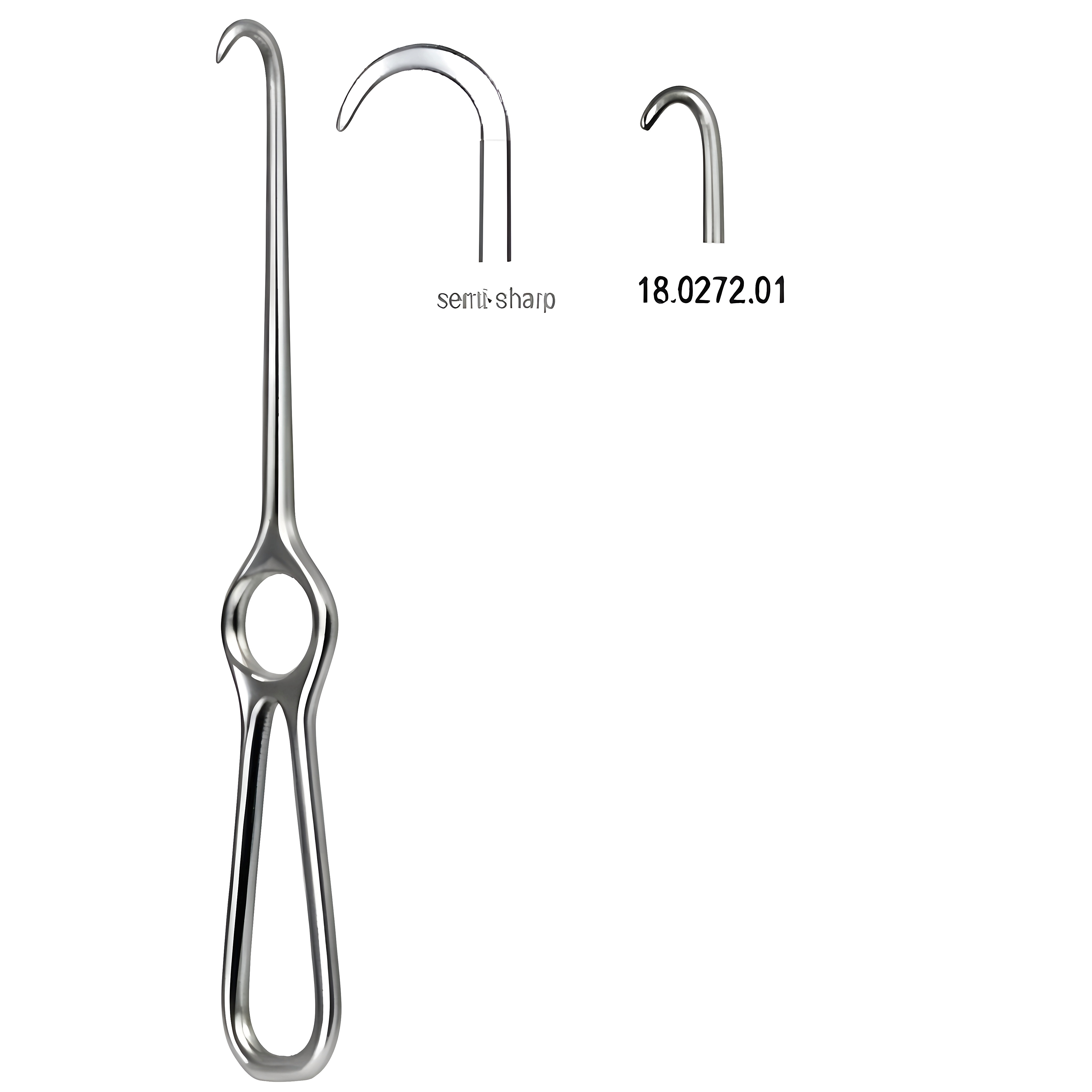 Kocher Retractor 1pr. semi sharp 22cm