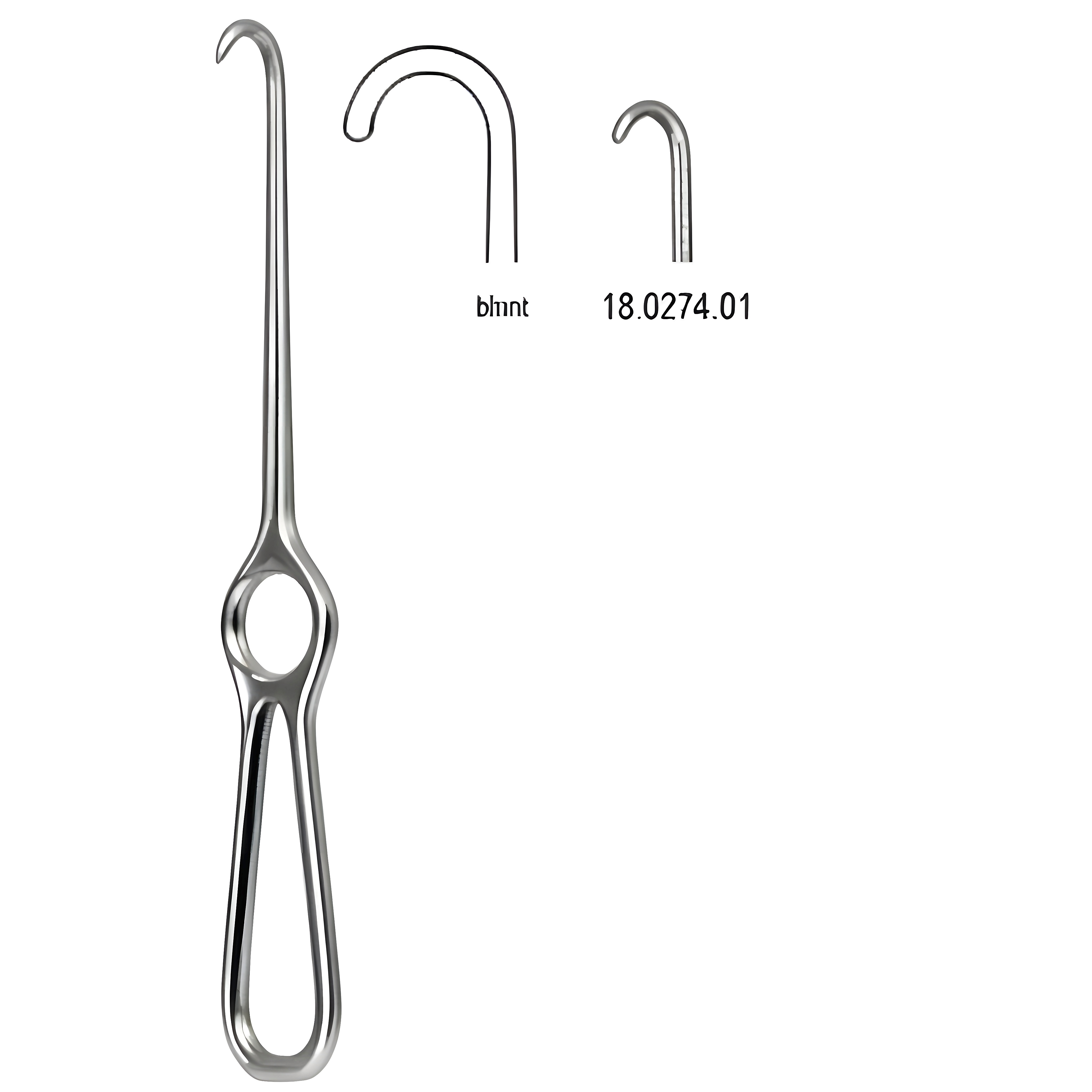 Kocher Retractor 1pr. blunt 22cm