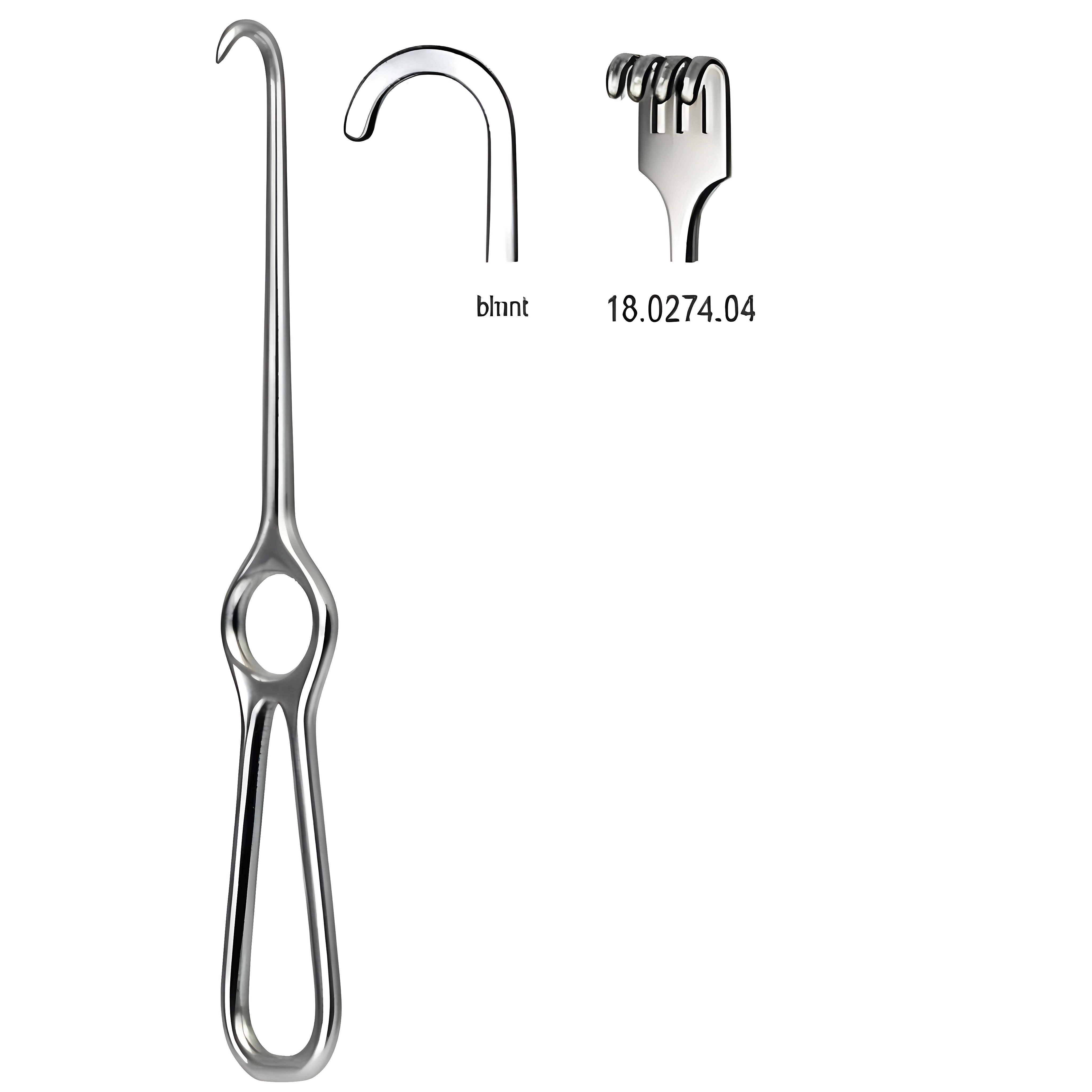 Kocher Retractor 4pr. blunt 22cm