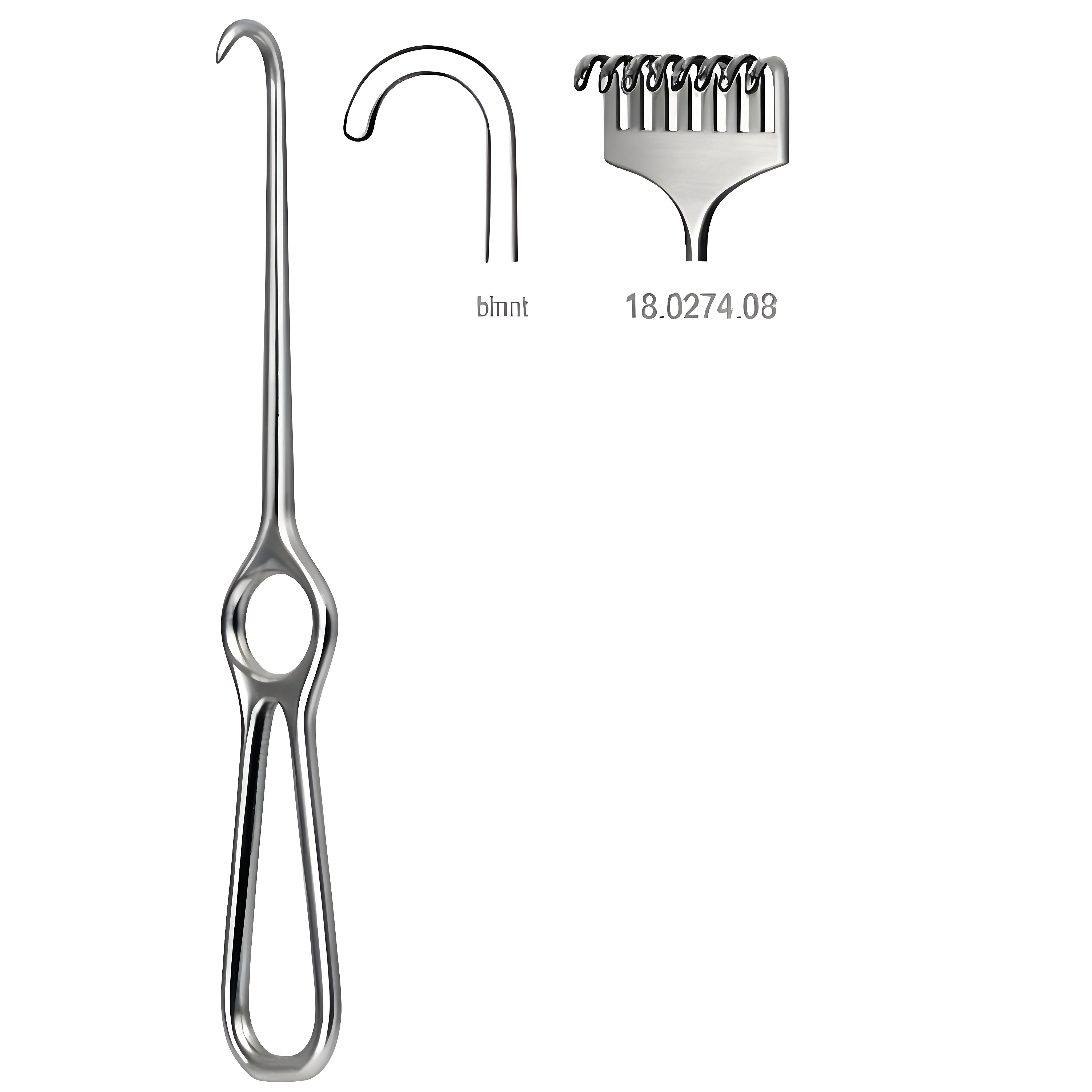 Kocher Retractor 8pr. blunt 22cm