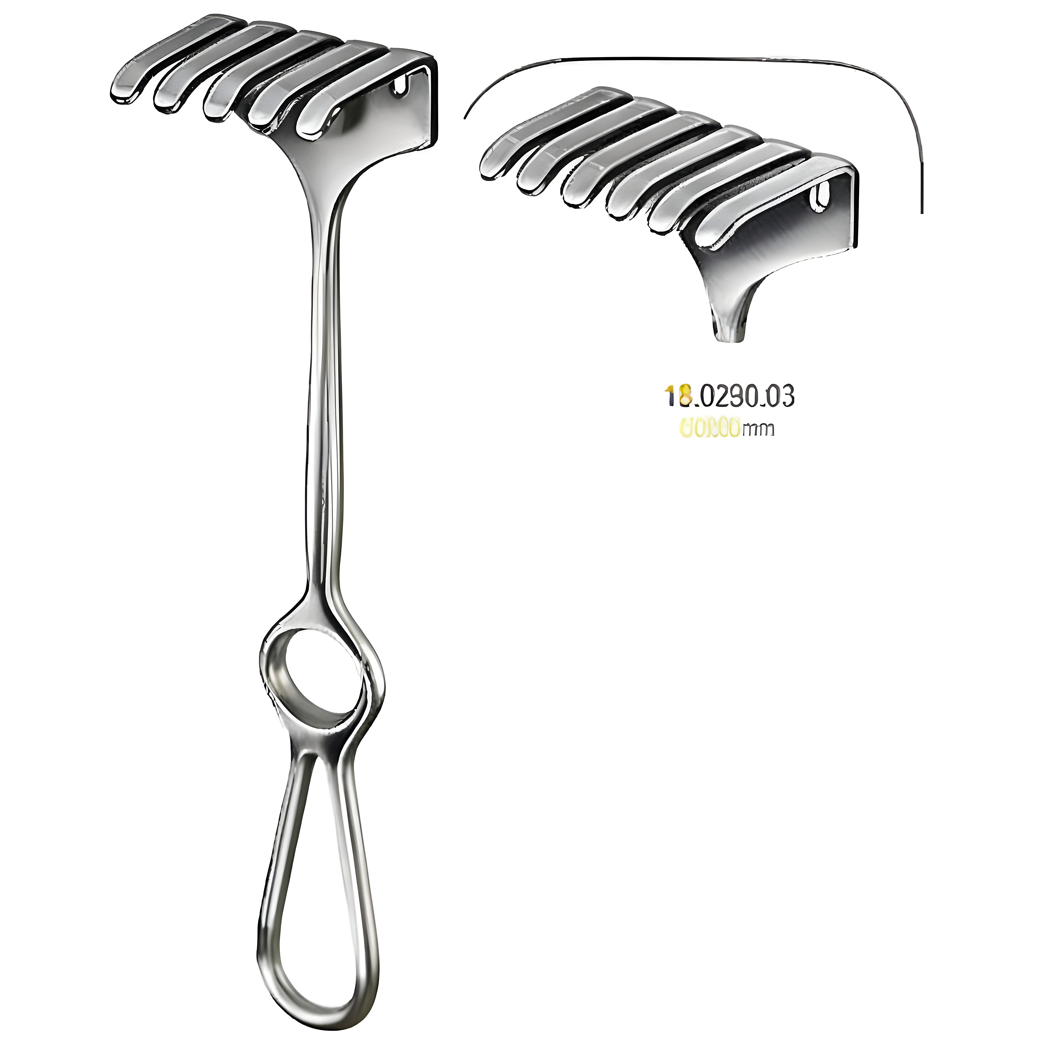 Israel Retractor 6pr. 50x60mm, 25cm