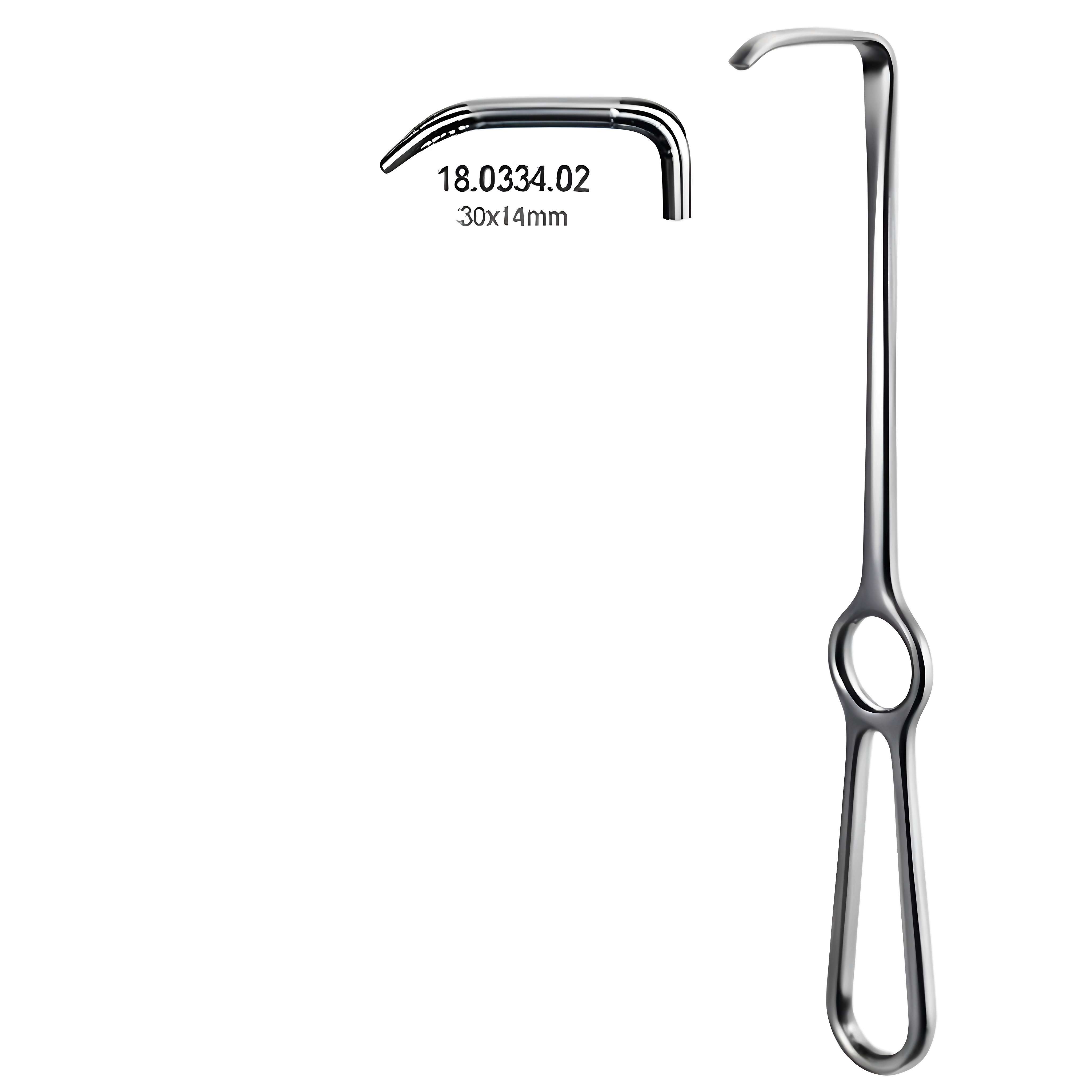 Langenbeck Retractor 30x14mm, 21cm