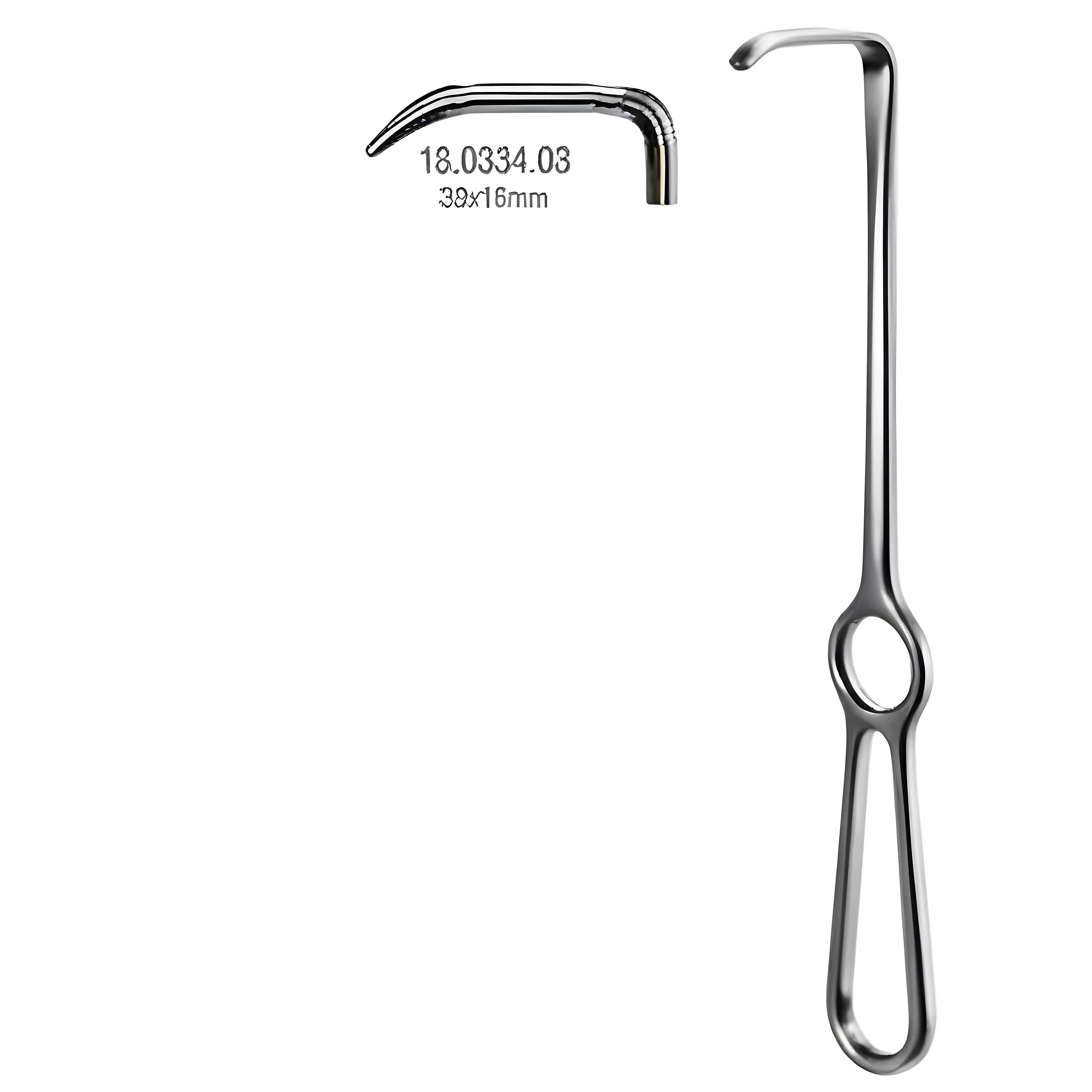 Langenbeck Retractor 30x16mm, 21cm