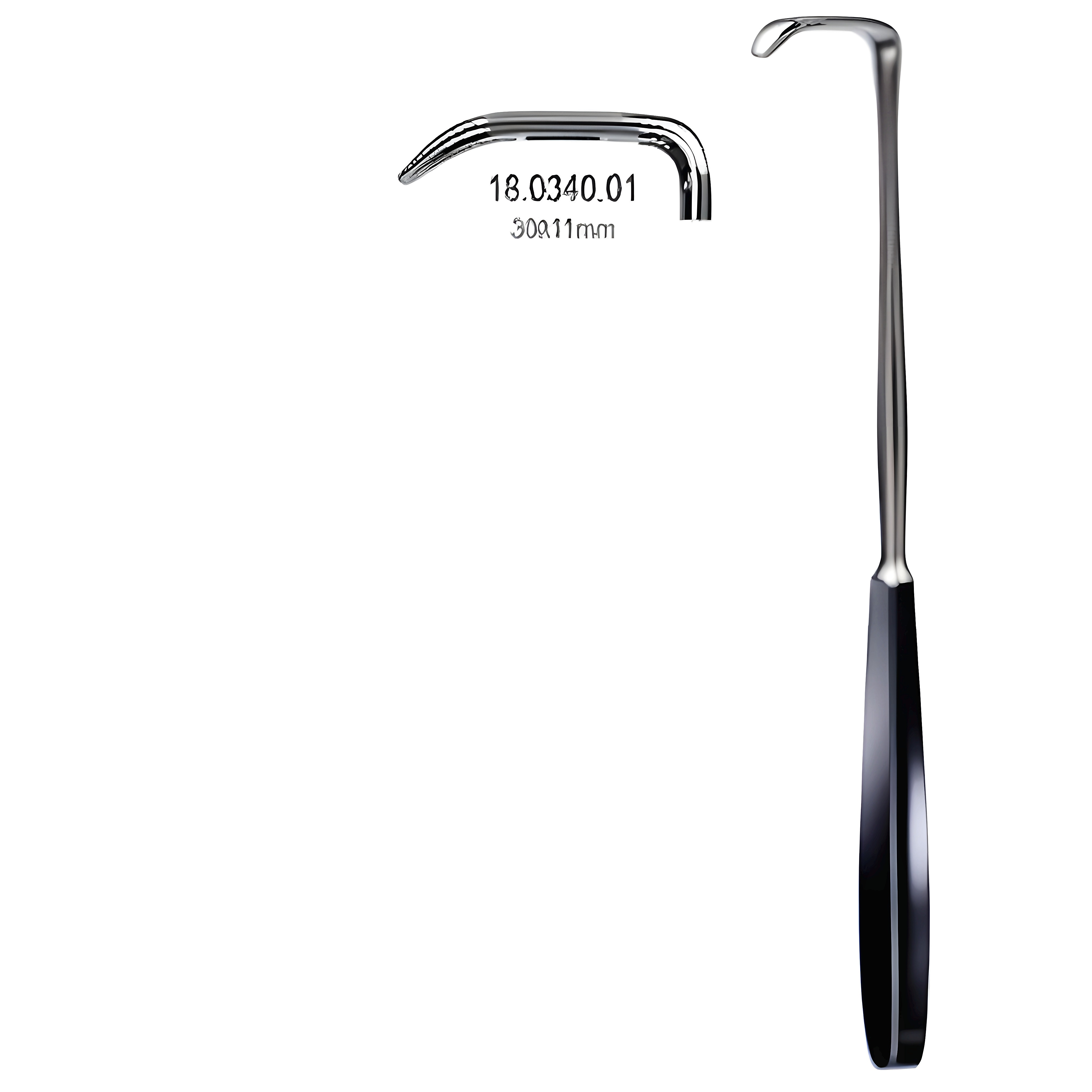 Langenbeck Retractor 30x11mm, 22cm