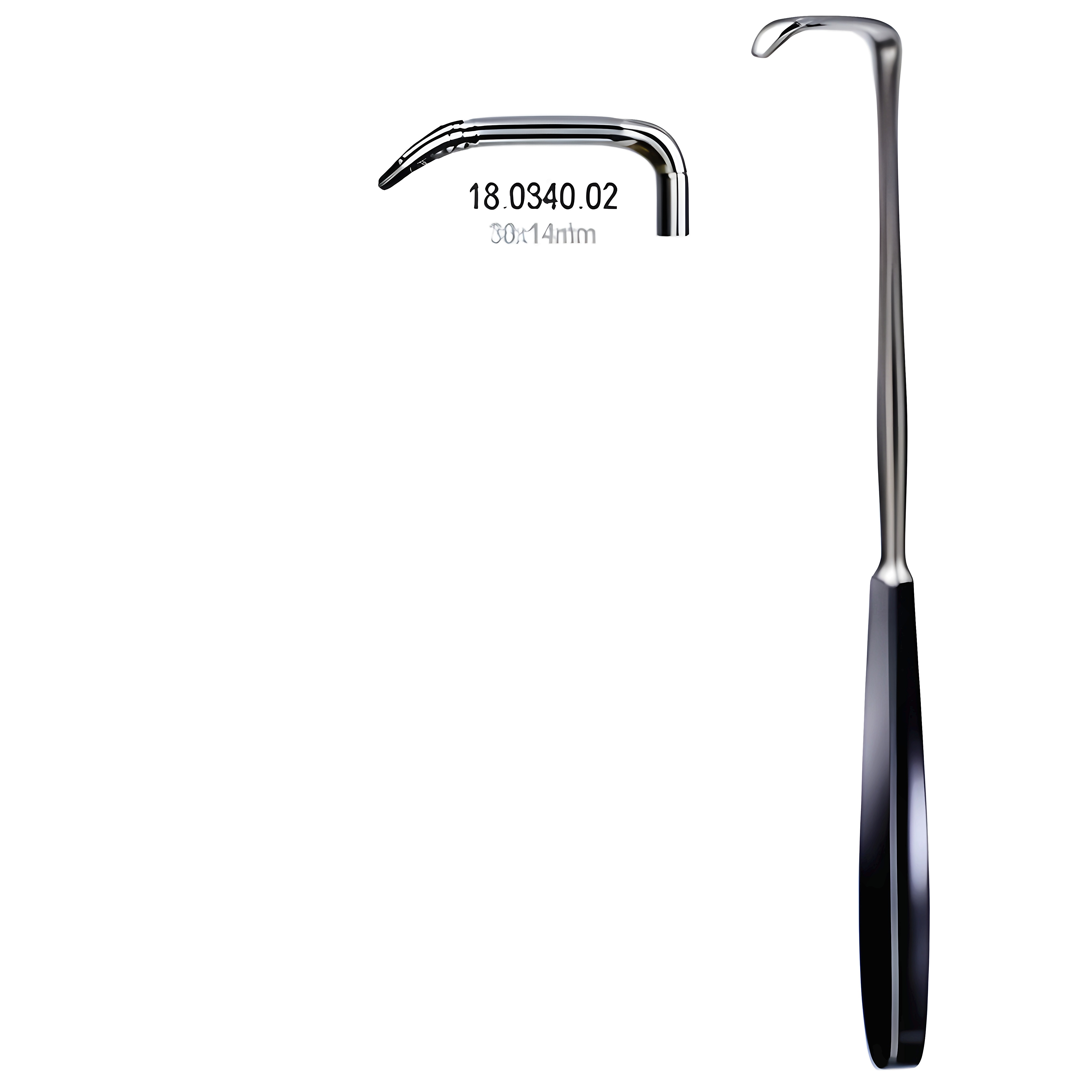 Langenbeck Retractor 30x14mm, 22cm