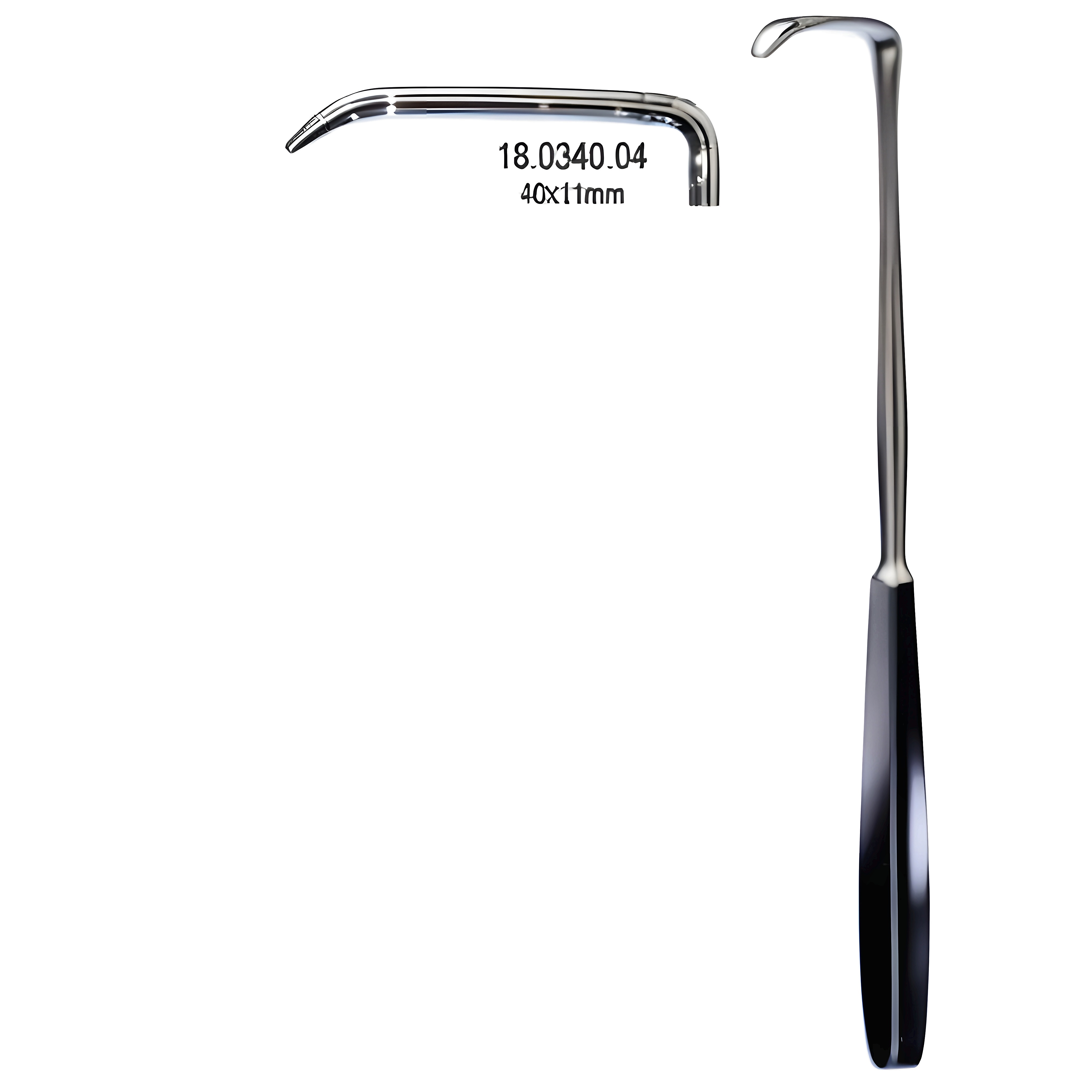 Langenbeck Retractor 40x11mm, 22cm