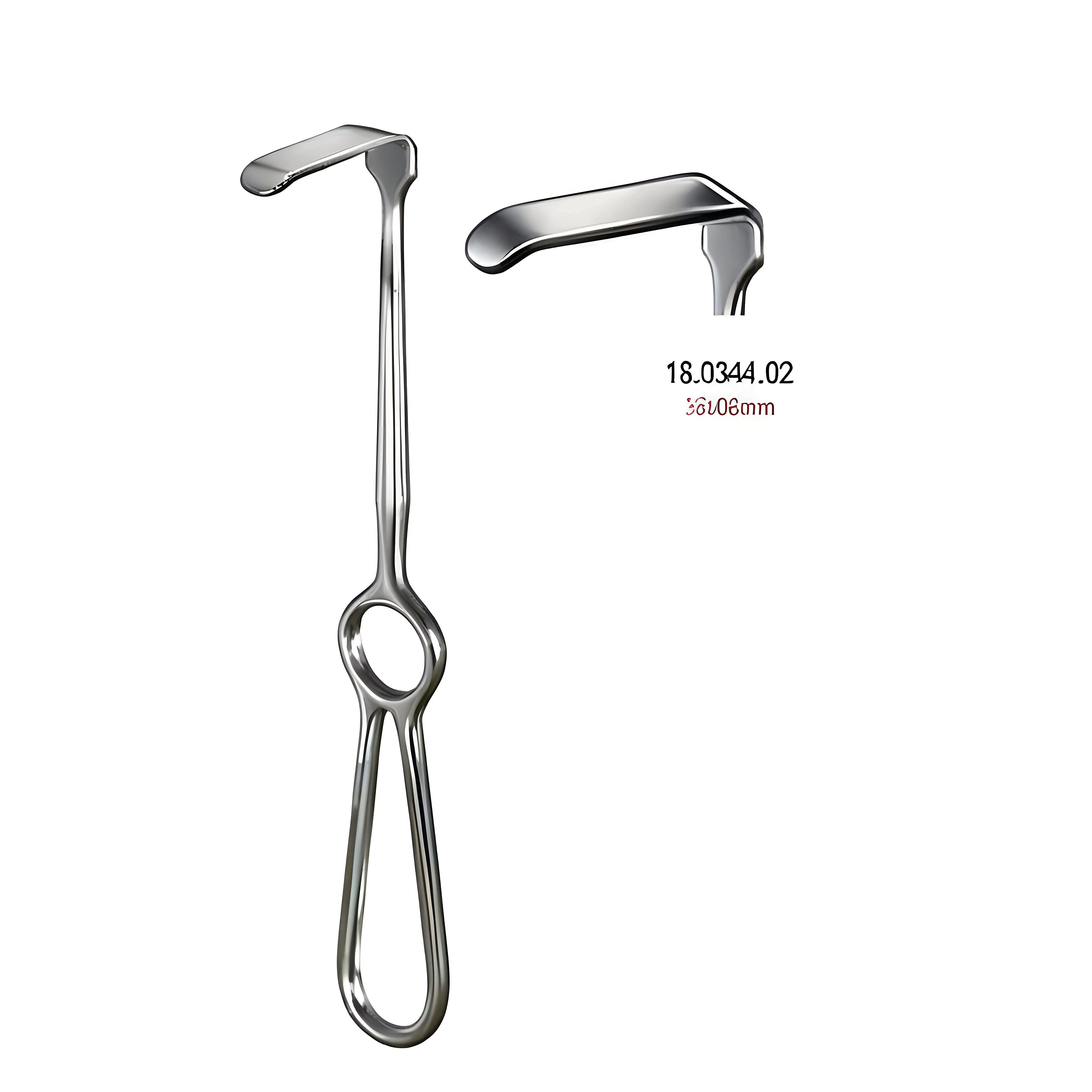 Kocher Langenbeck Retractor 35x8mm, 21.5cm