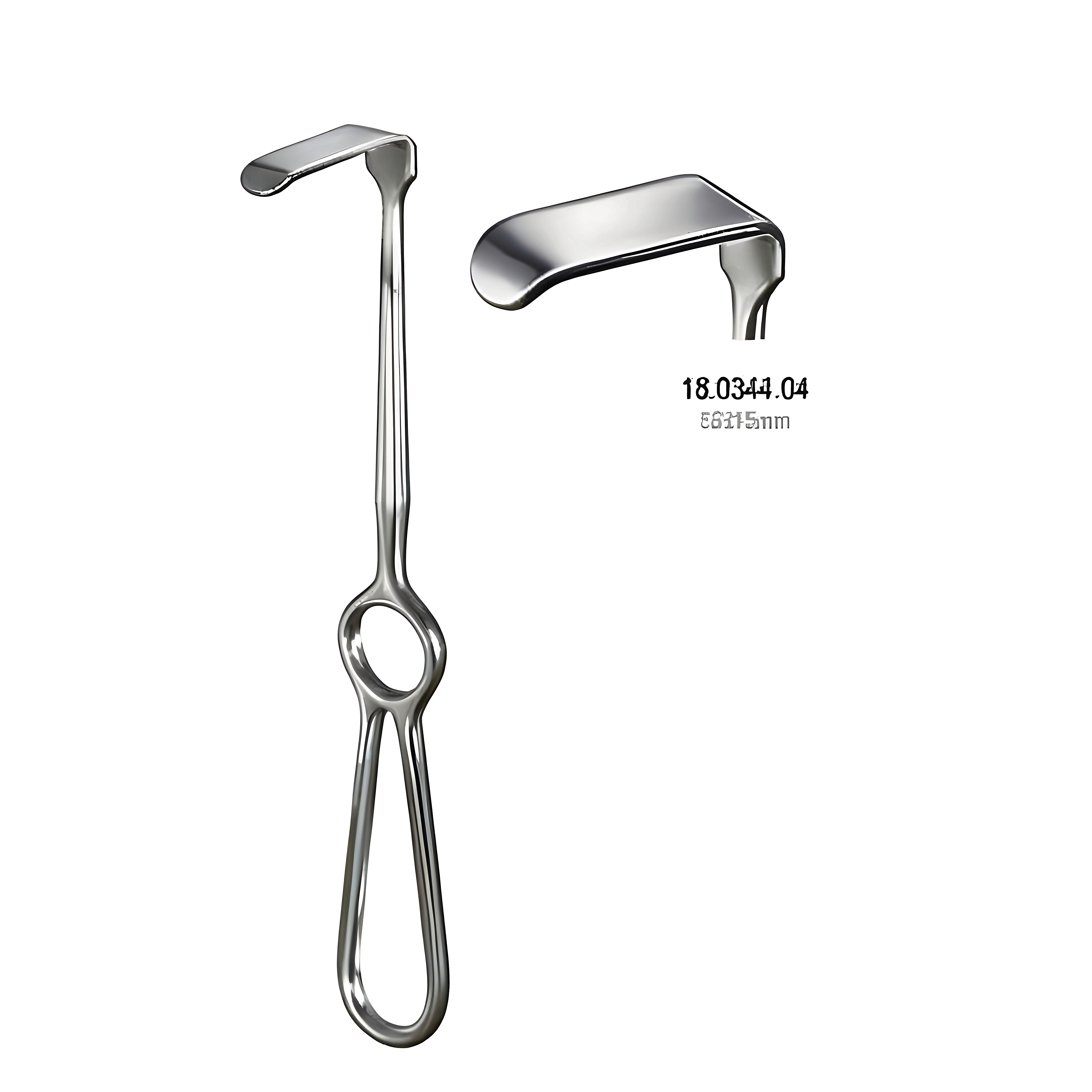 Kocher Langenbeck Retractor 35x15mm, 21.5cm