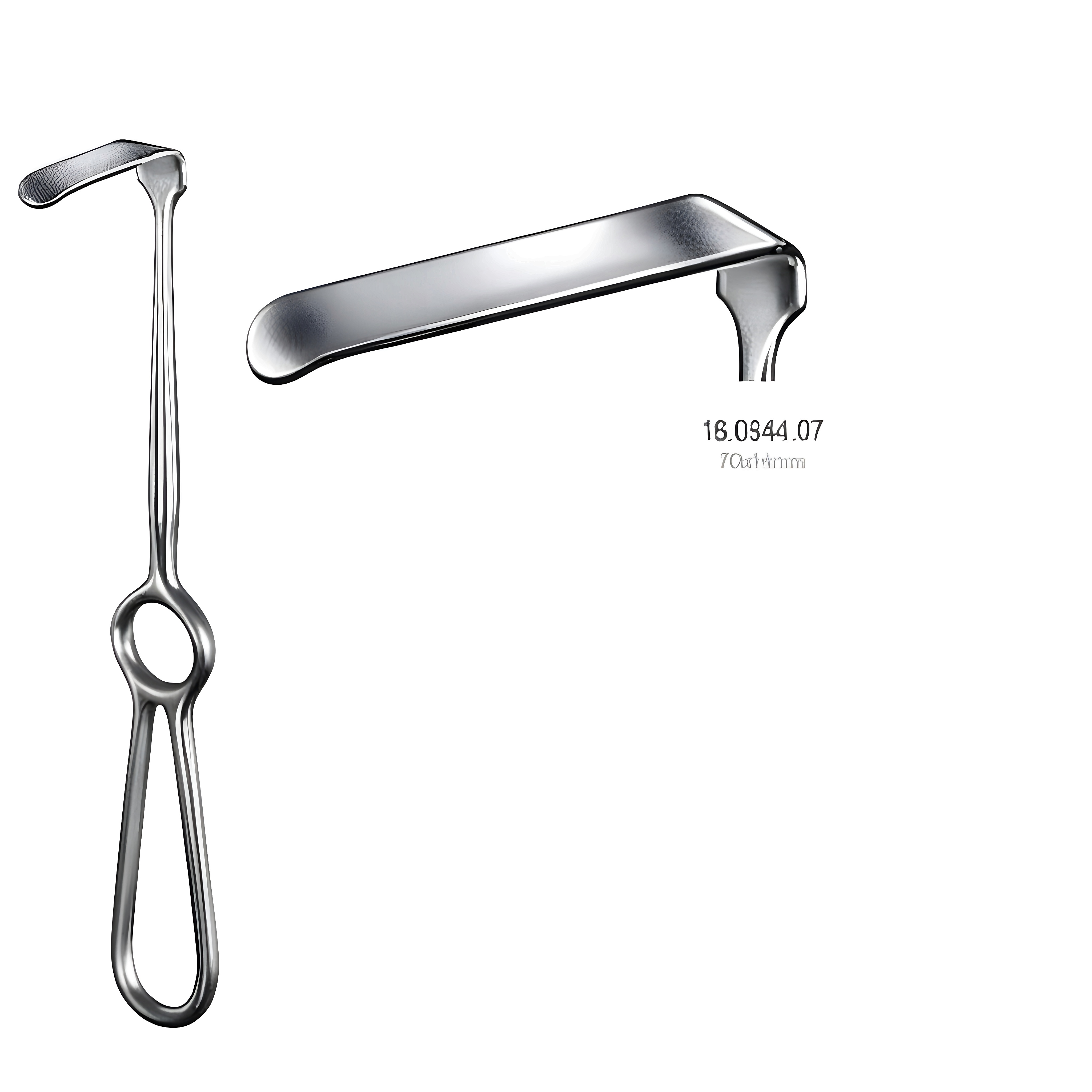 Kocher Langenbeck Retractor 70x14mm, 21.5cm