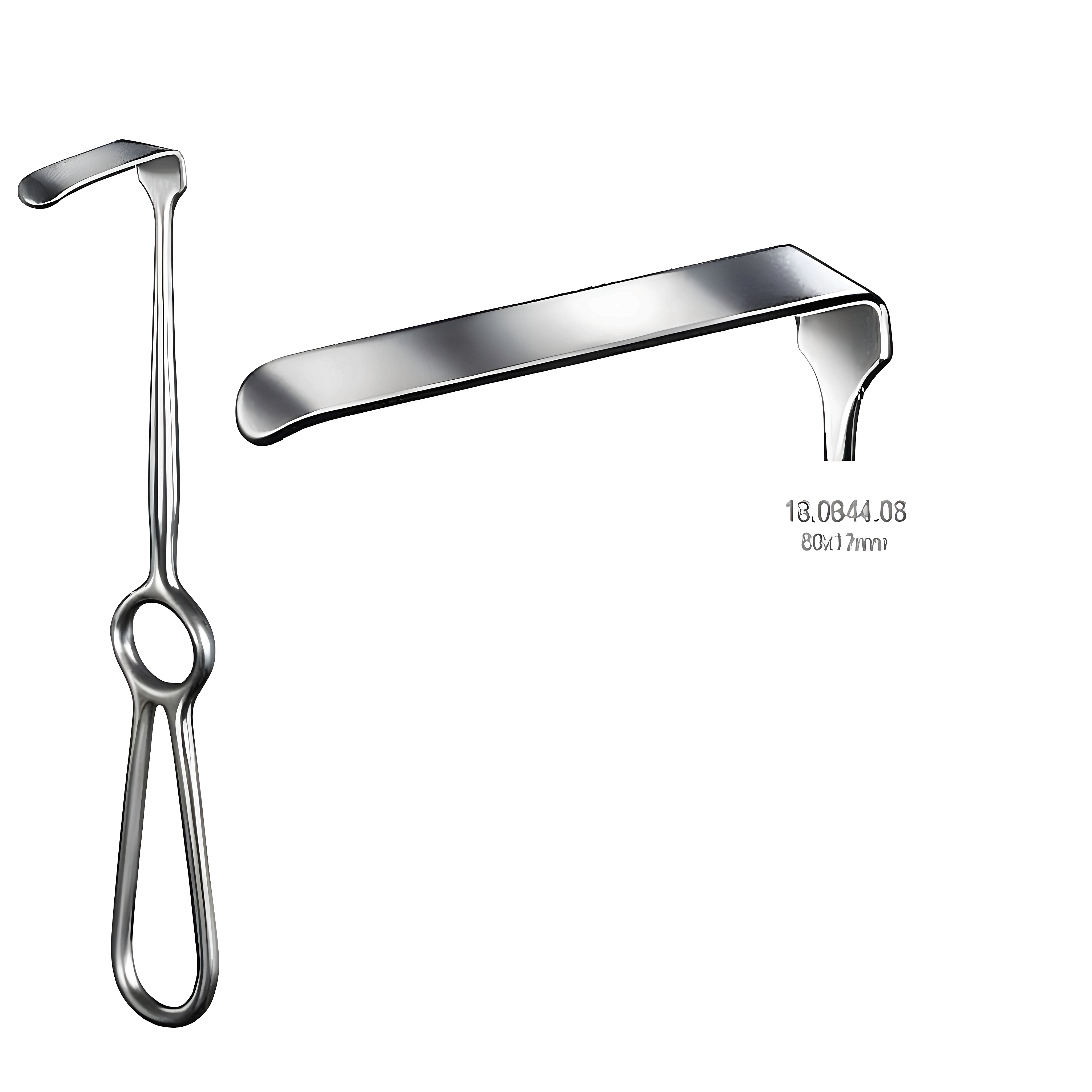 Kocher Langenbeck Retractor 80x12mm, 21.5cm