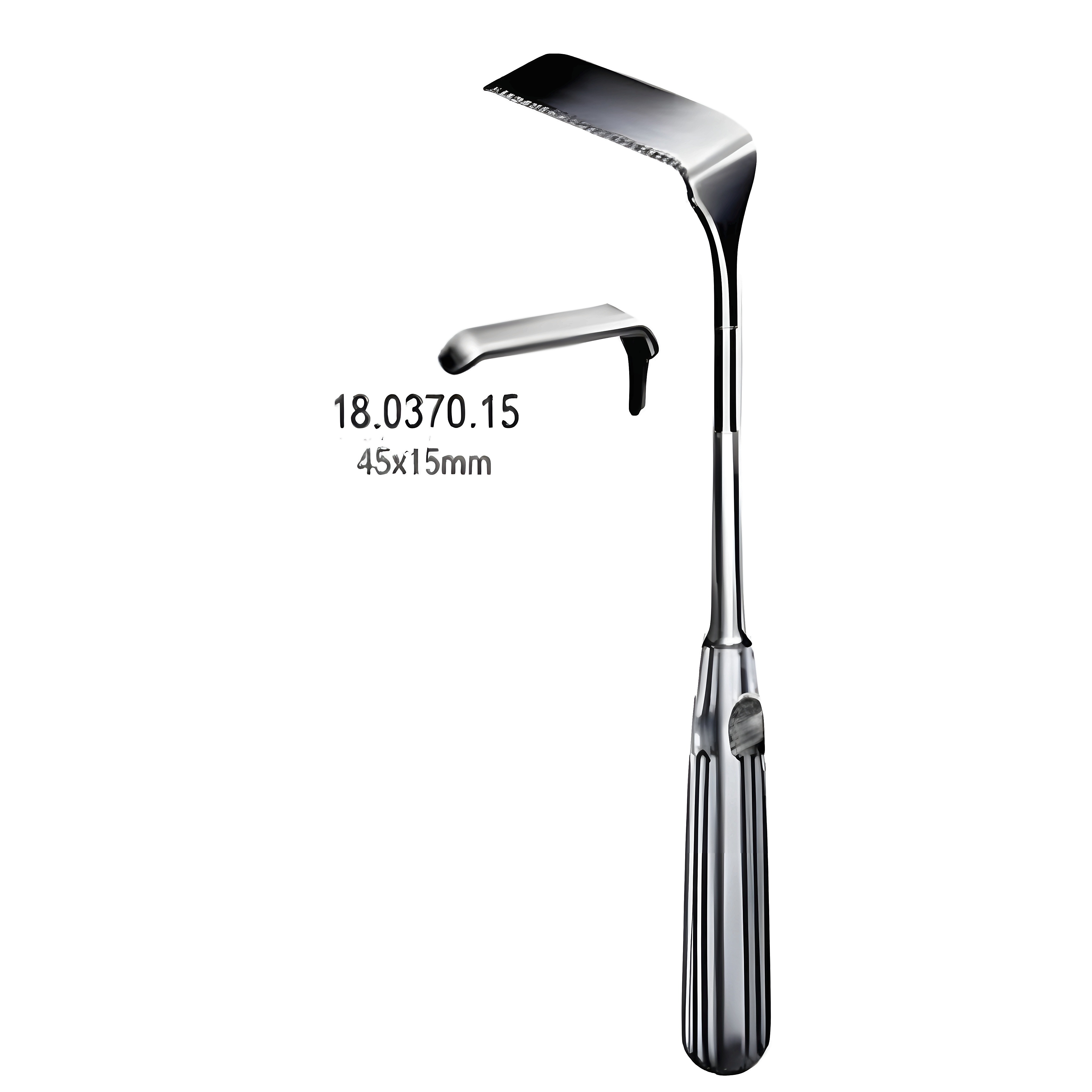 Sauerbruch Retractor 45x15mm, 22.5cm