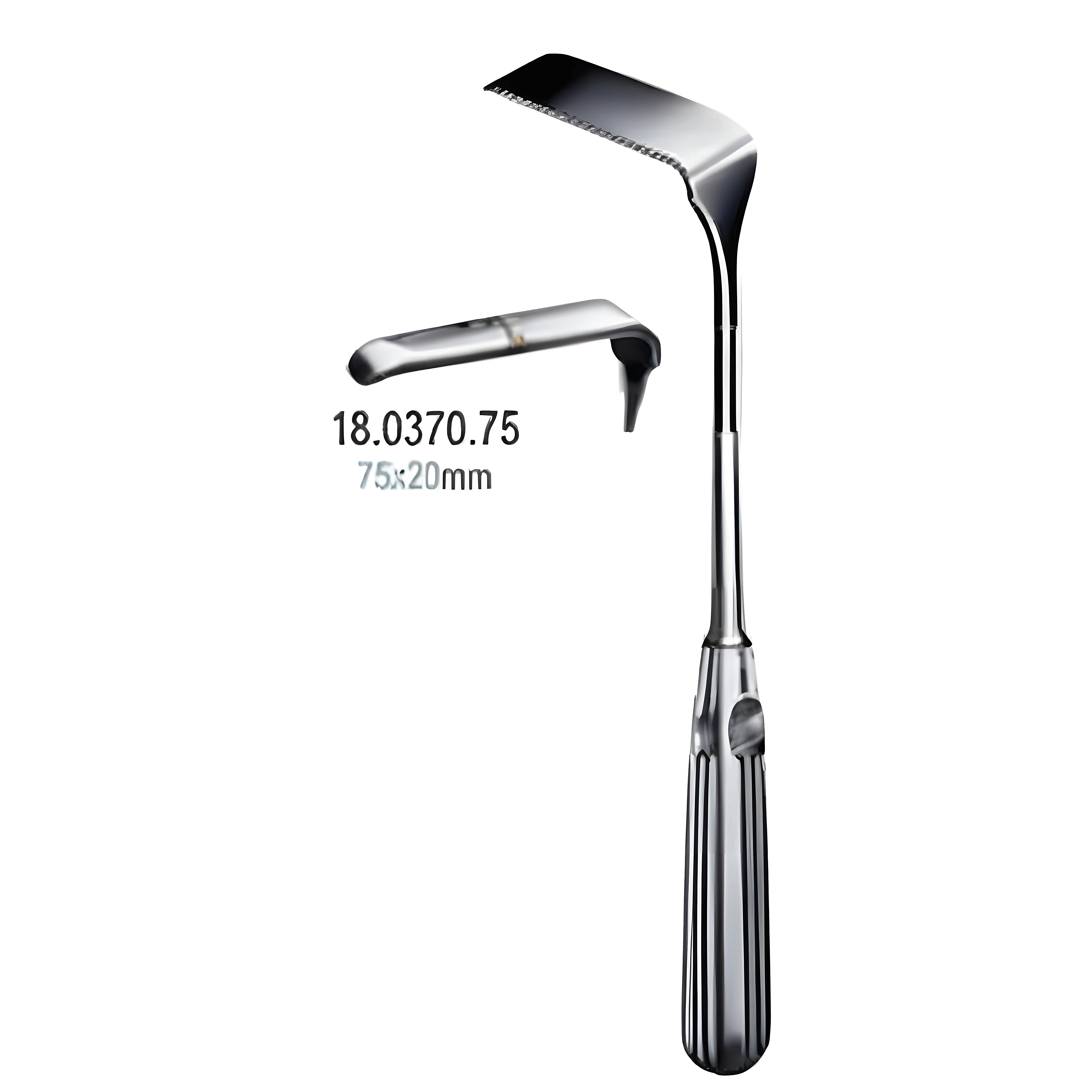 Sauerbruch Retractor 75x20mm, 22.5cm
