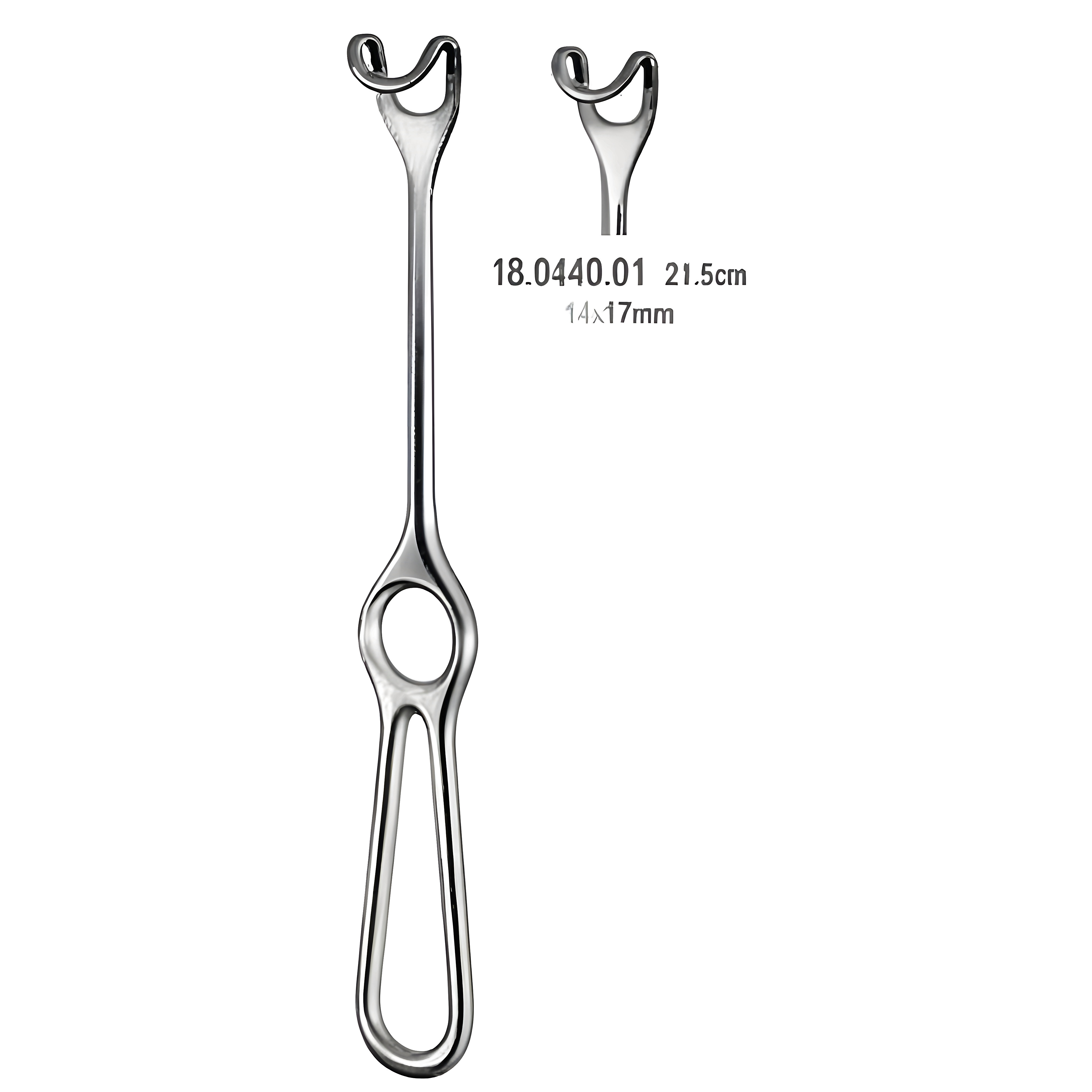 Middeldorpf Retractor 14x17mm, 21.5cm