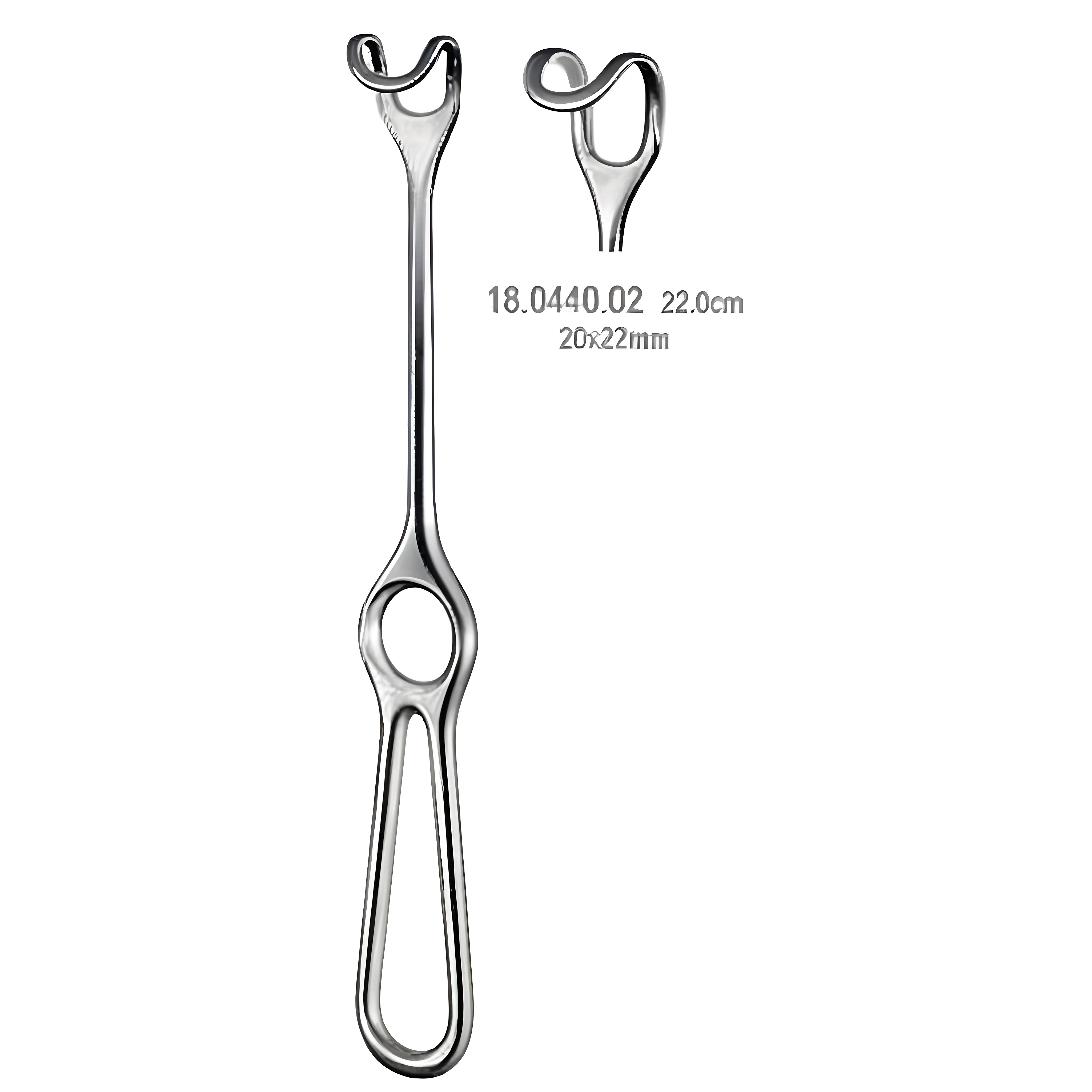 Middeldorpf Retractor 20x22mm, 22cm